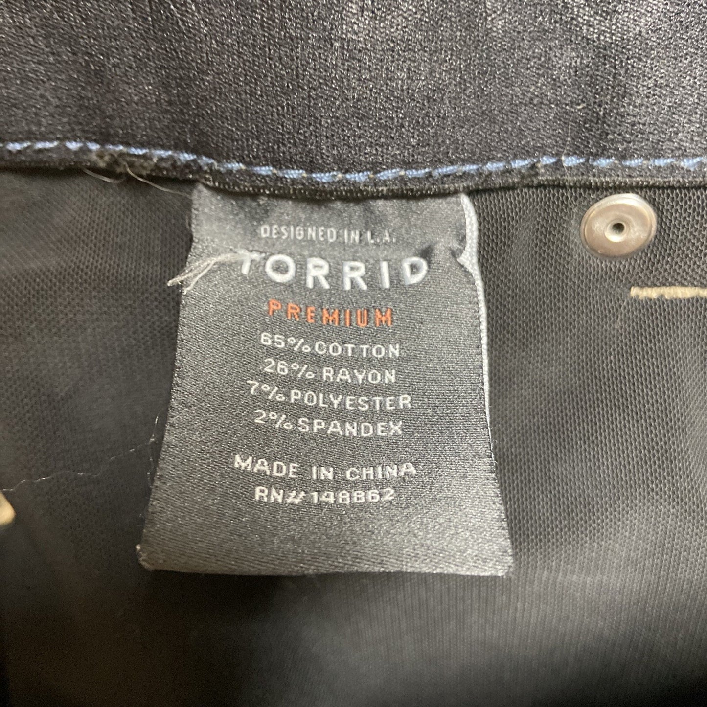 Torrid Premium Bombshell Skinny Jeans Women’s Size 16R Dark Blue