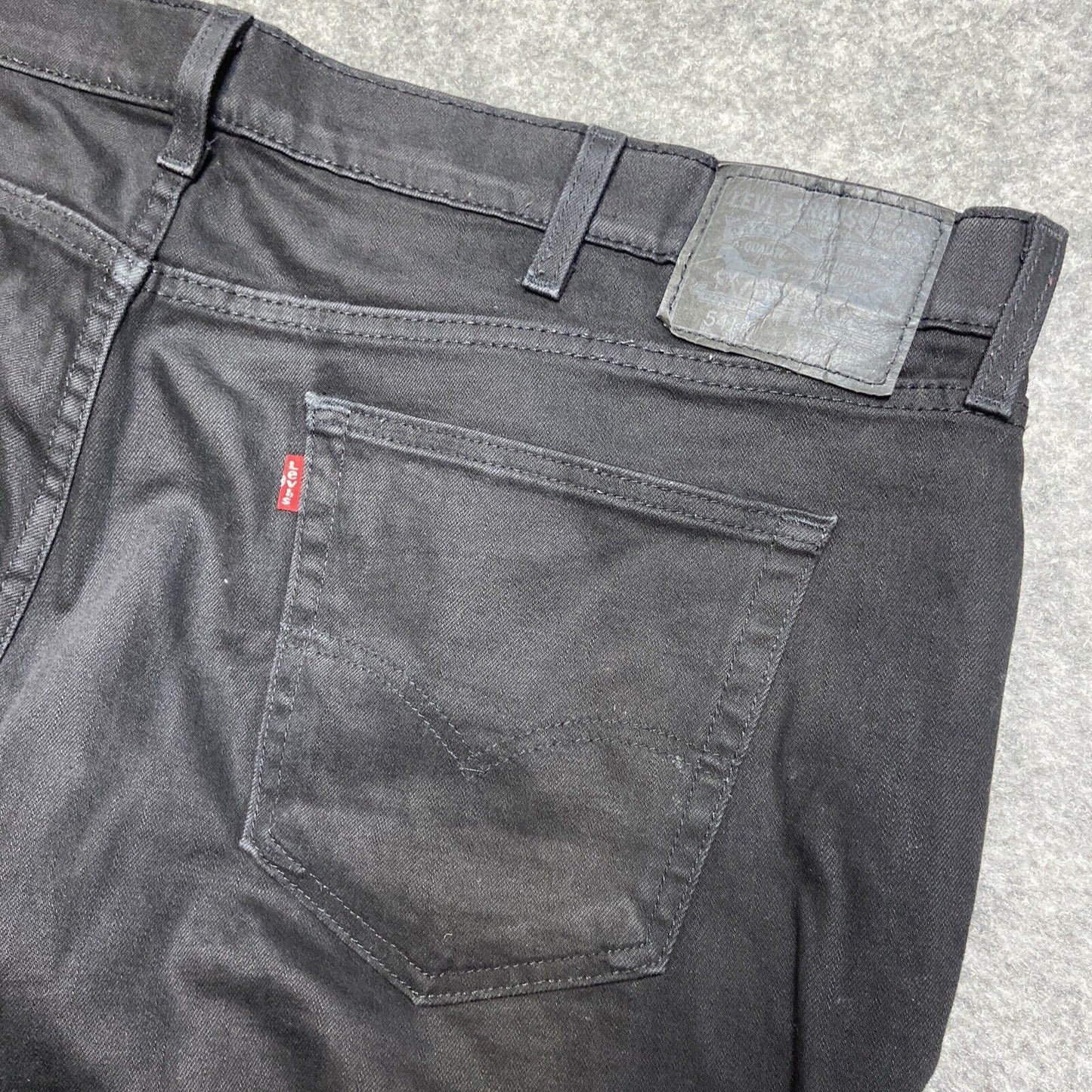 Levi's 541 Athletic Taper Metallic Reflective Jeans Men's Size 44x34 Black Denim