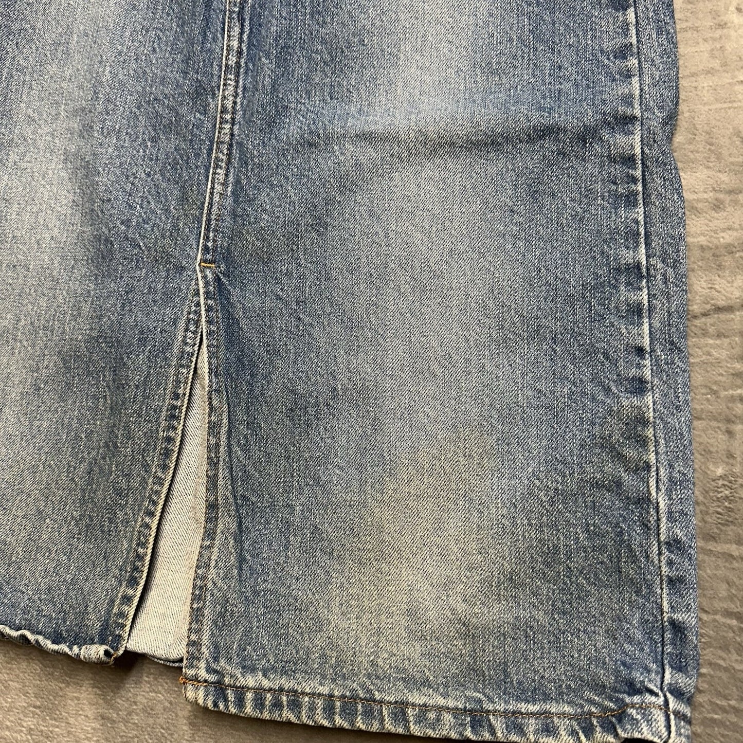 Gap Rivet Denim Skirt Women's Size 28x23 Blue Denim