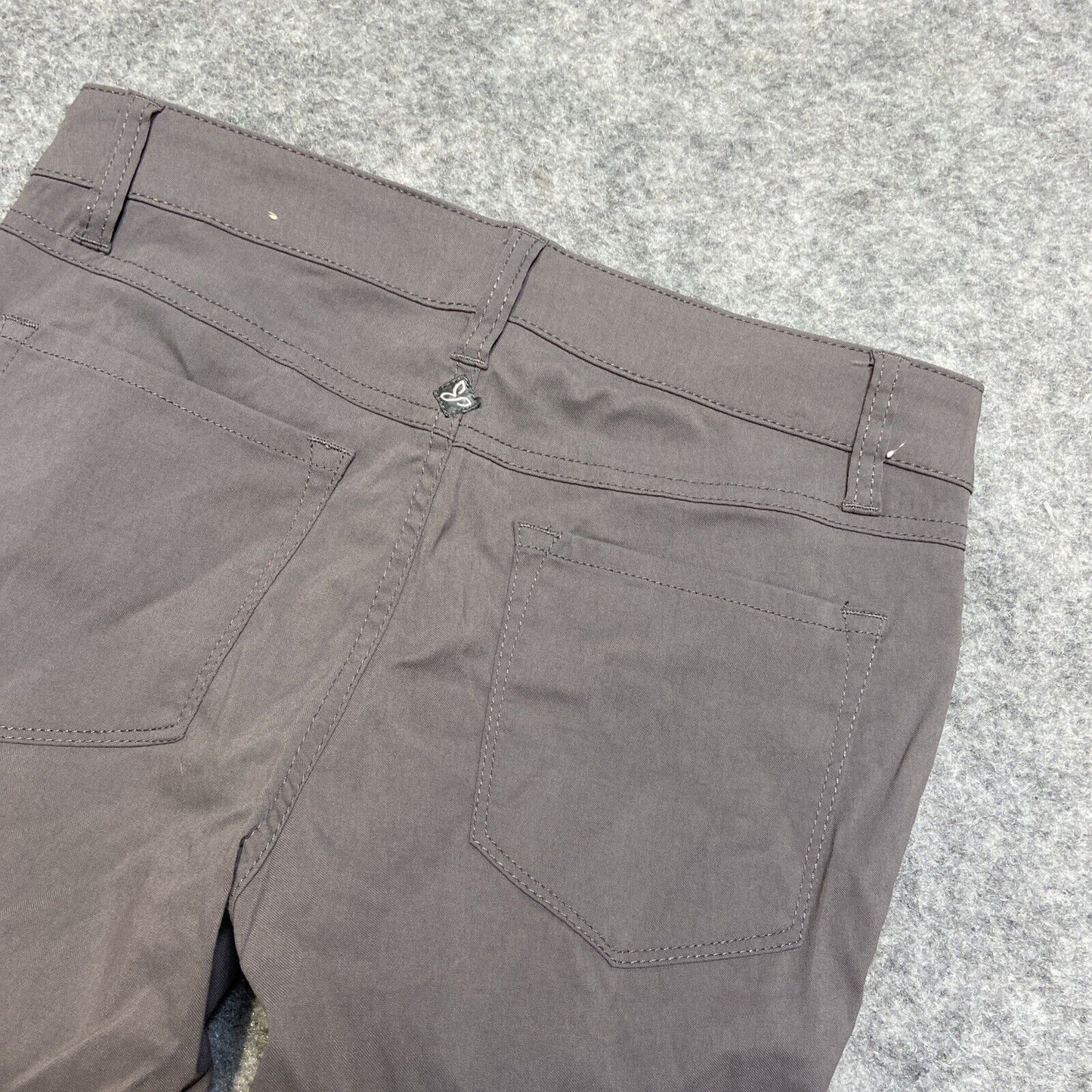 Prana Skinny Hiking Pants Women's Size 2 Reg Gray Lightweight Pants