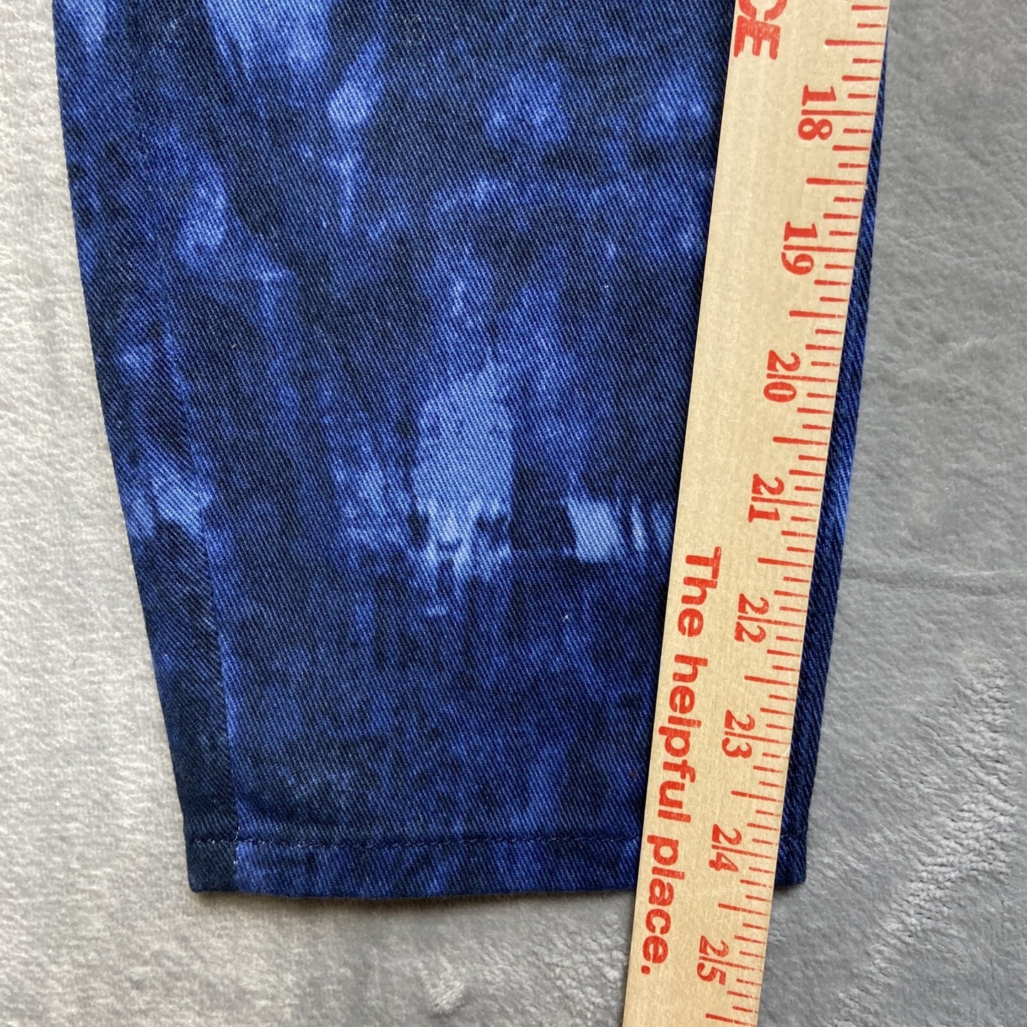 Ralph Lauren Premier Skinny Chopped Jeans Women’s Size 4P Blue Tie Dye
