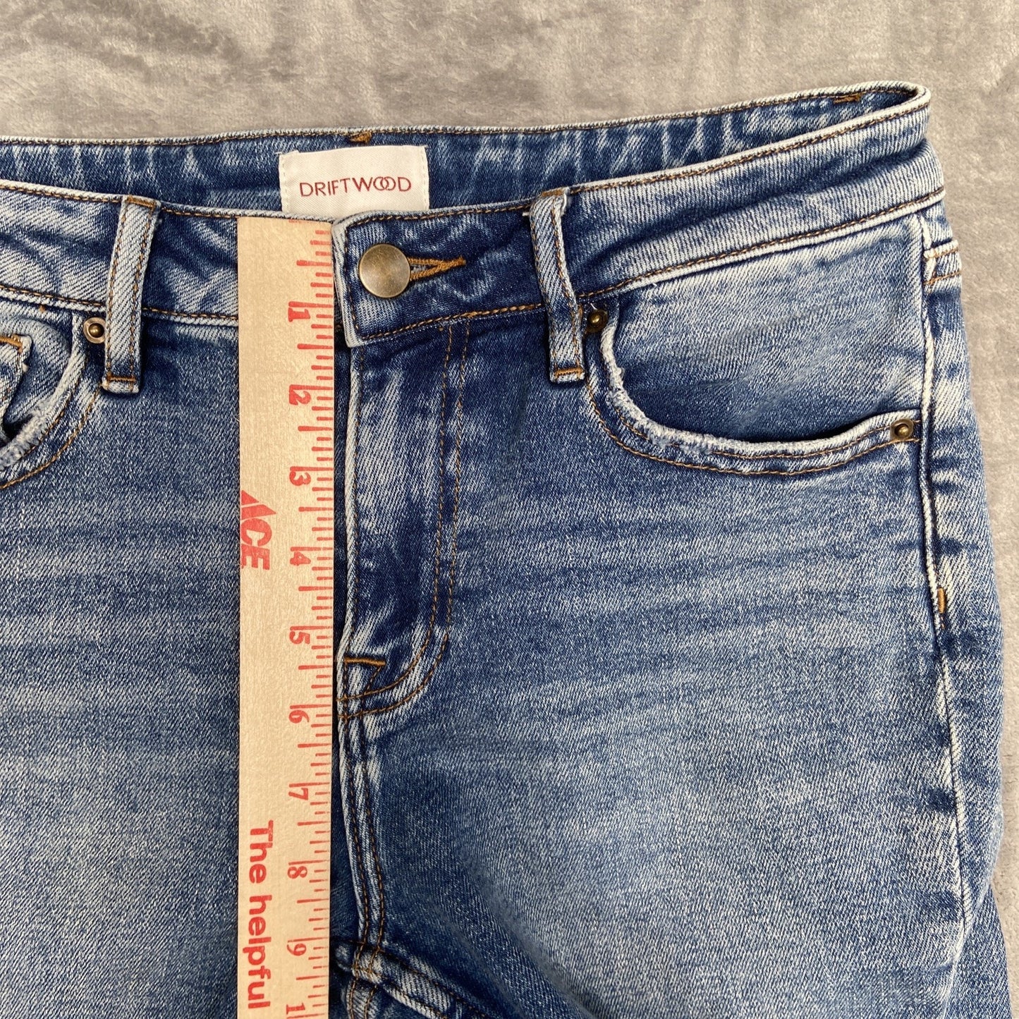 Driftwood Jackie Skinny Jeans Women's Size 26x27 Blue Denim