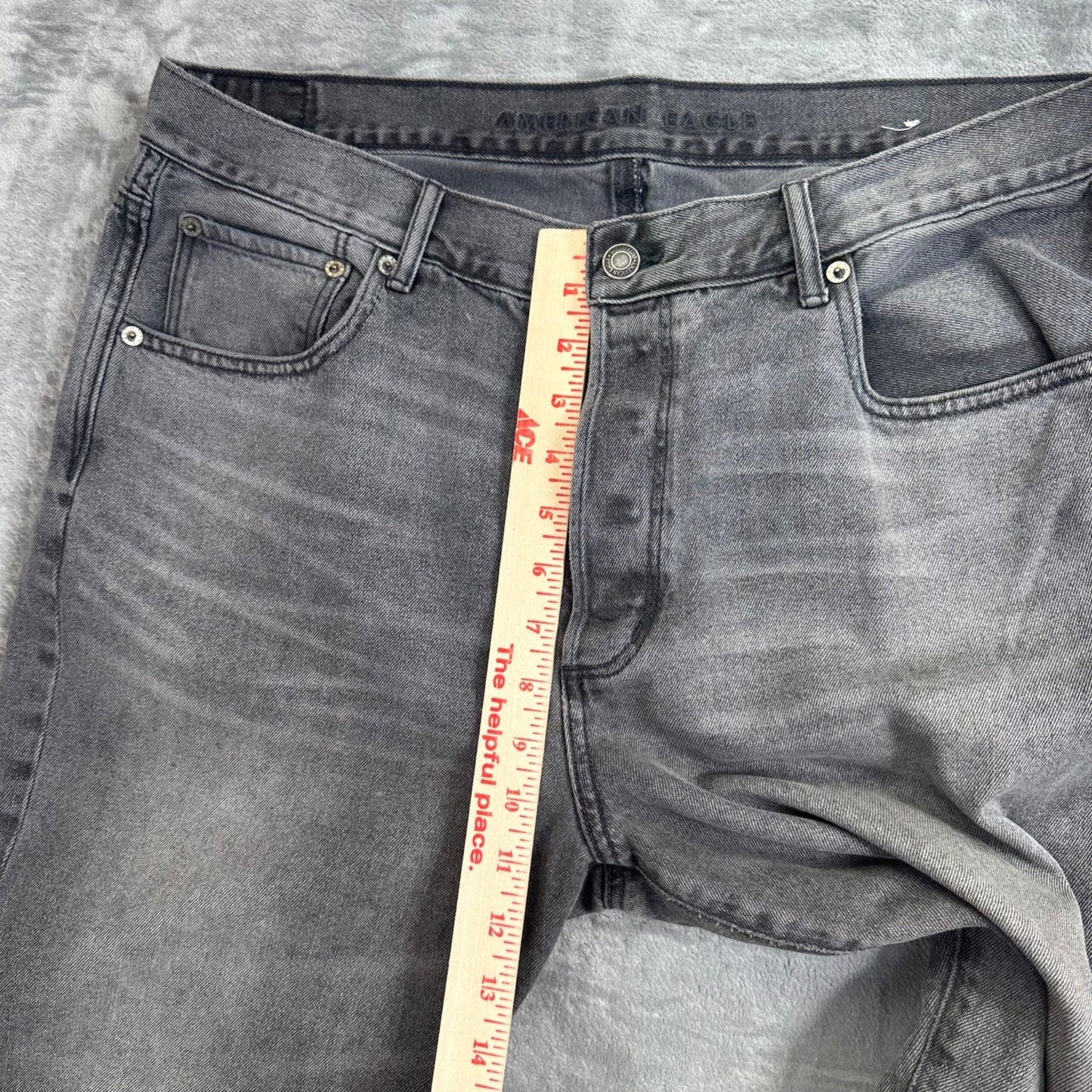 American Eagle Women's Skinny Jeans Size 14 Long Gray