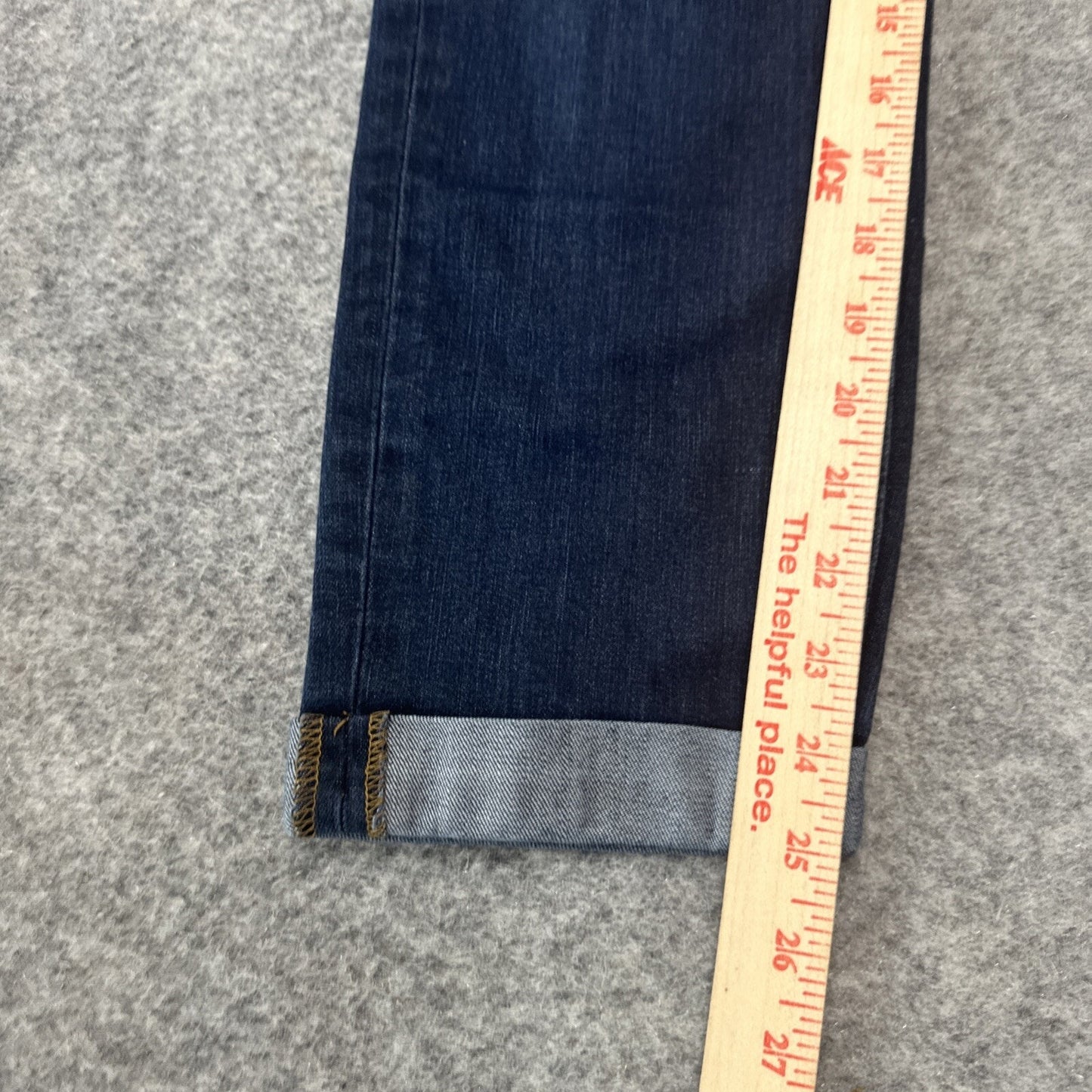 Banana Republic Cuffed Crop Jean Women's Size 30/10 Blue Dark Denim