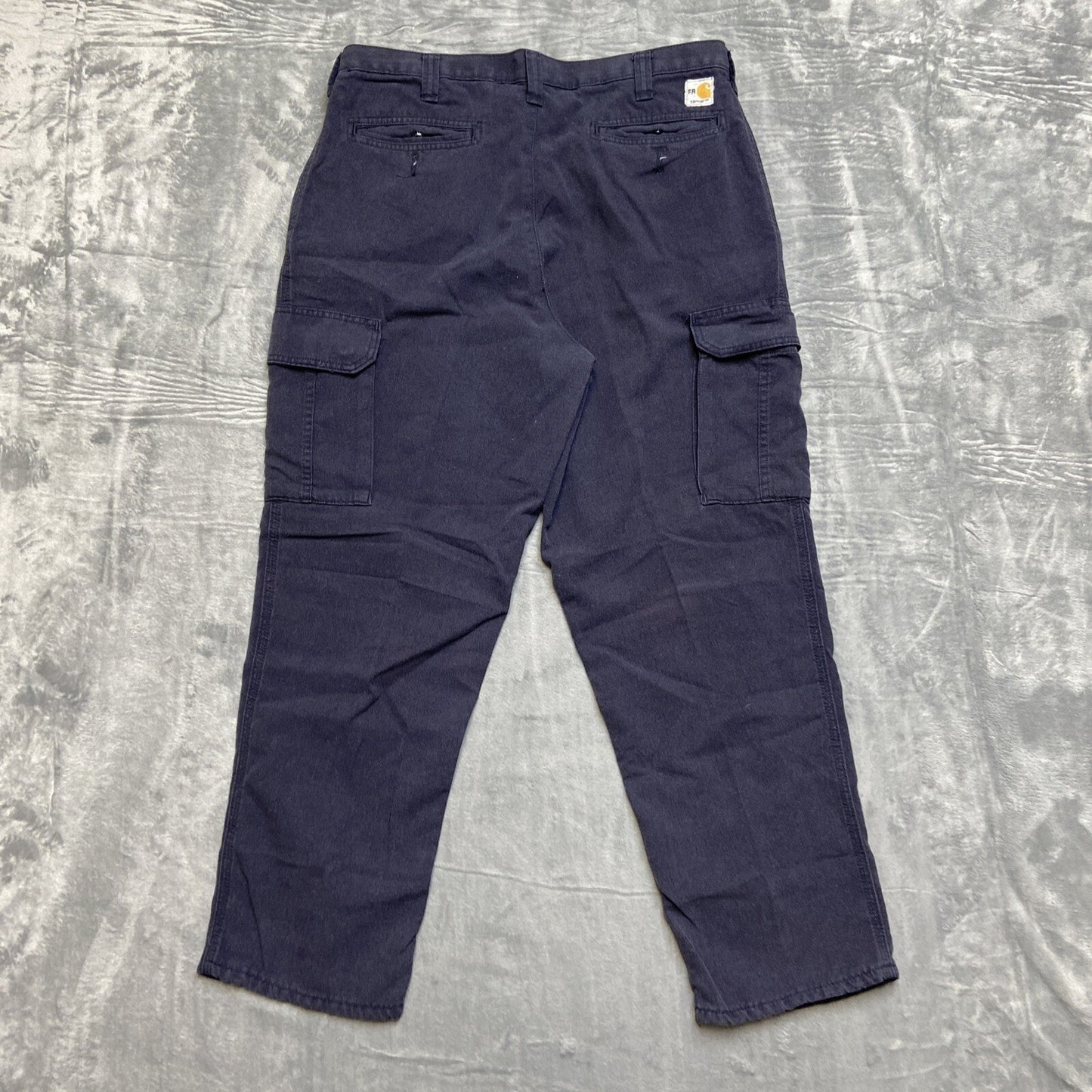 Lot of 5 Carhartt FR Chino / Cargo Pants Men's Size 32x28 Blue Grade A/B