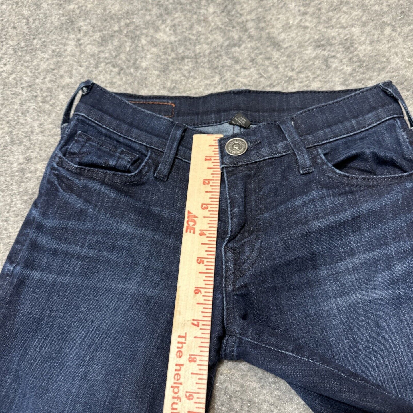 True Religion Halle Women's Skinny Jeans Size 24 Blue Dark Wash Denim