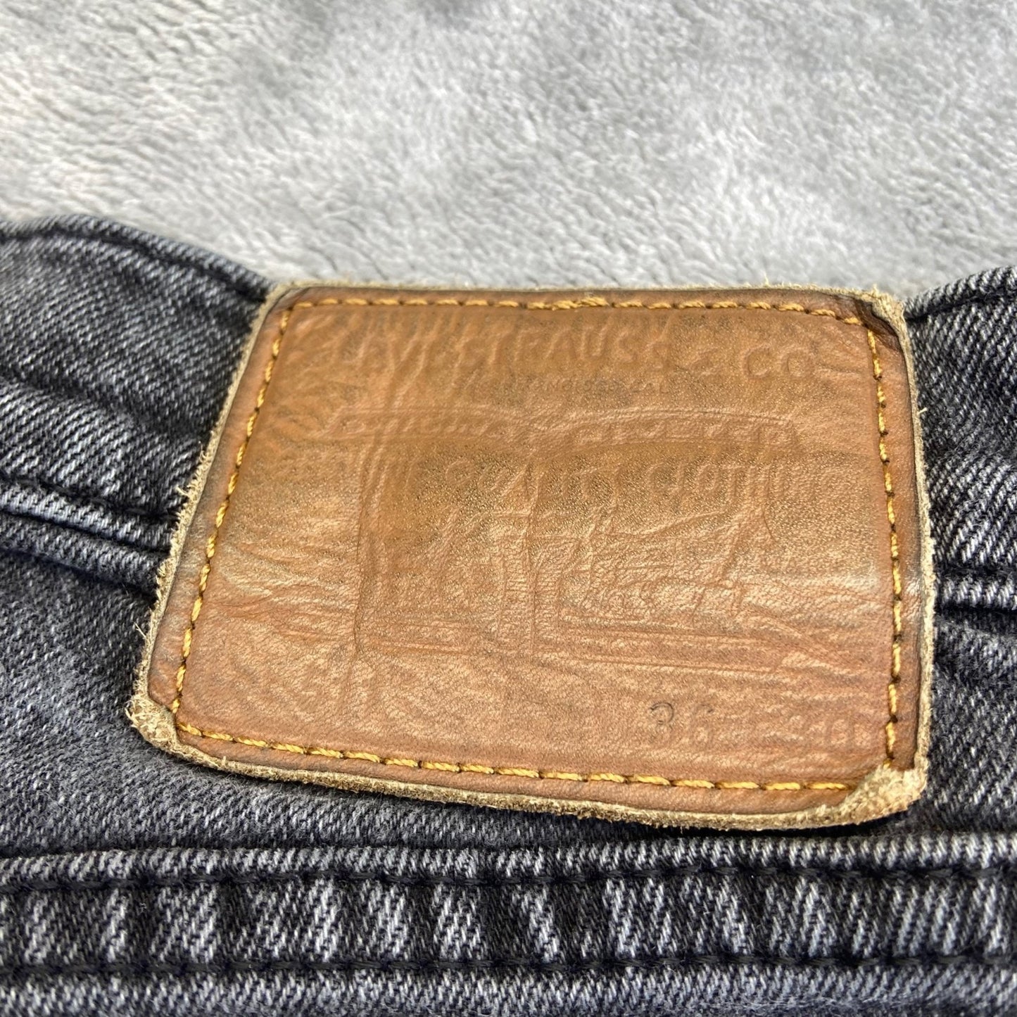 Levi's Men's Straight Jeans Size 36x30 Gray