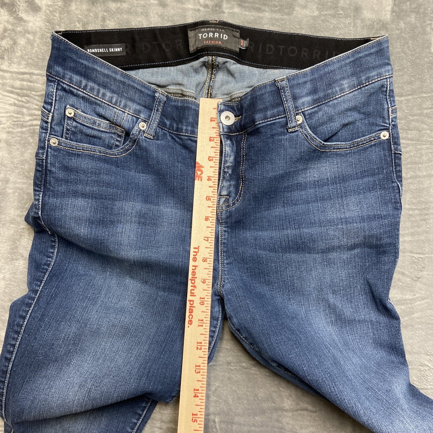 Torrid Premium Bombshell Skinny Jeans Women’s Size 16R Dark Blue
