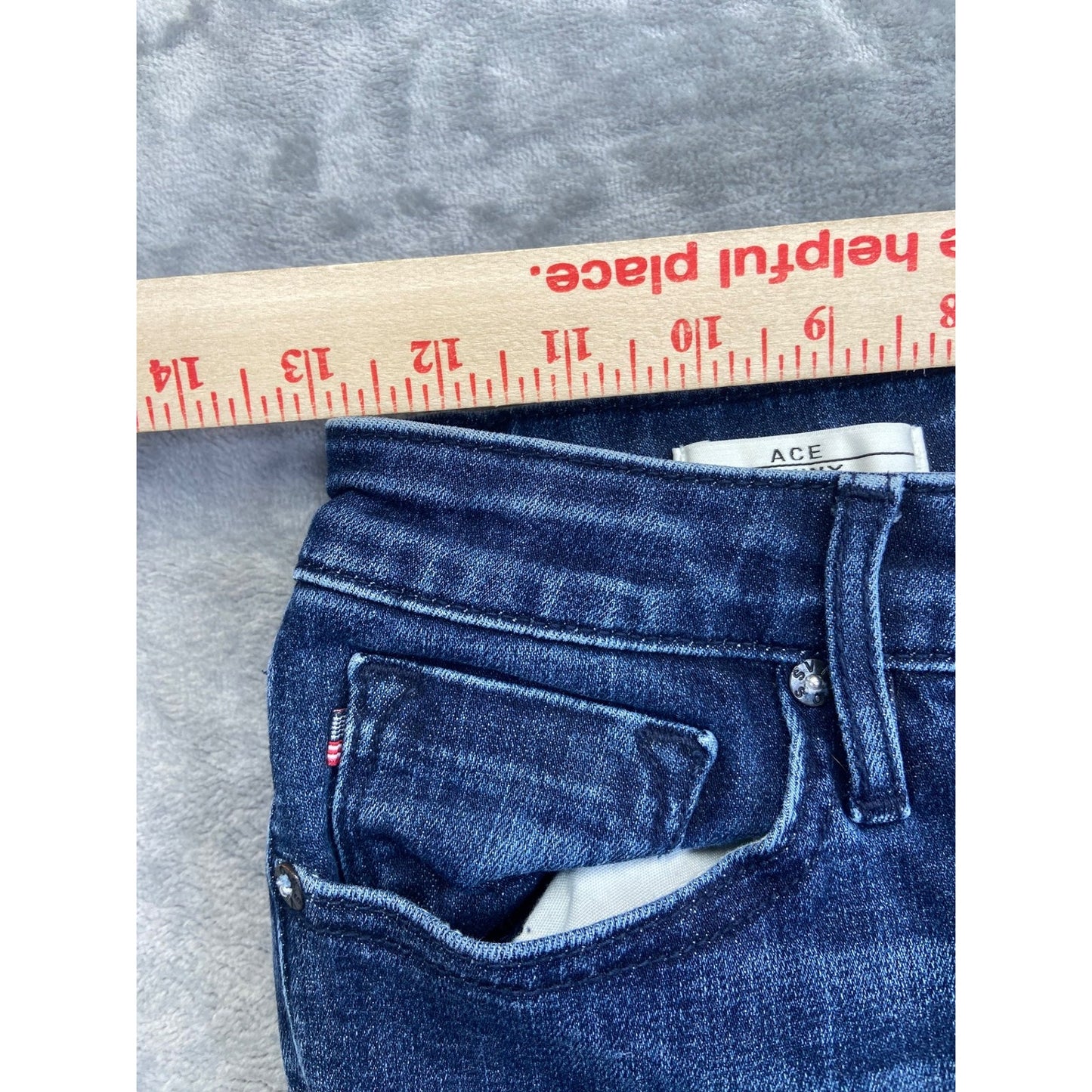 Vigoss Women's Ace Skinny Jeans Size 27 Blue Dark Wash