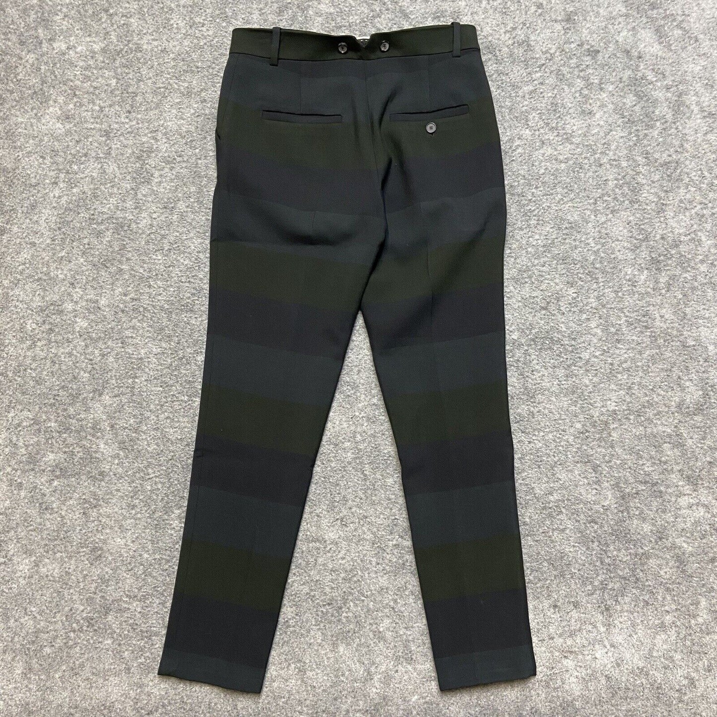 Day Birger et Mikkelsen Striped Tailored Pants Women's EU 36 US 4/6 Green Black