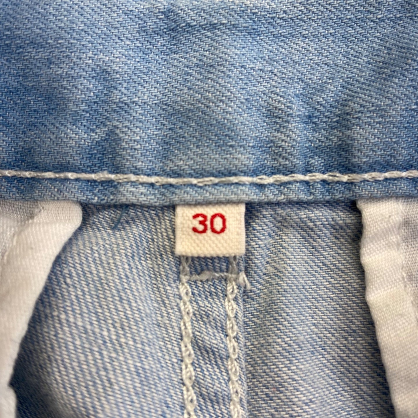 Levi's Men's Denim Shorts Size 30 Light Blue 100% Cotton Casual
