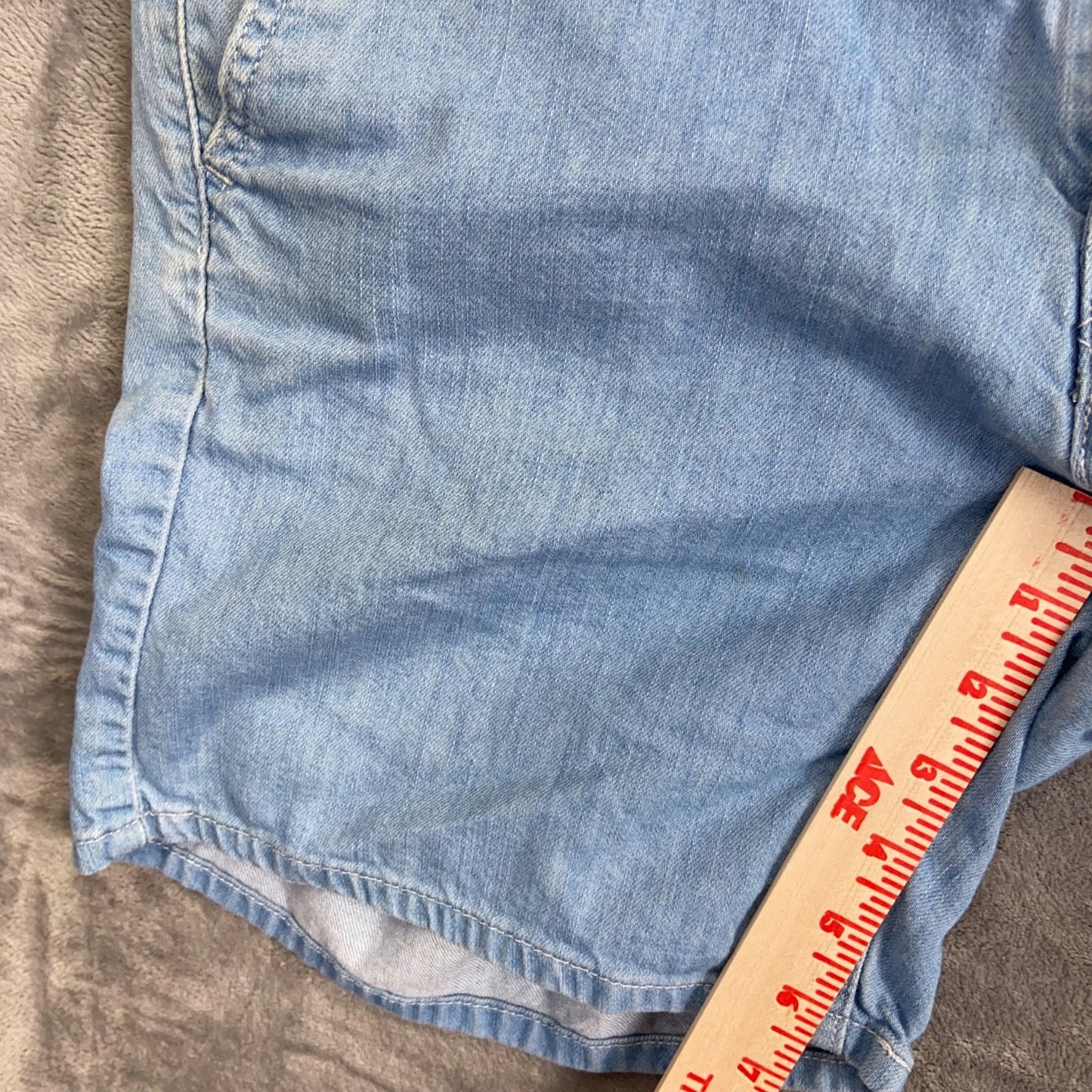 Levi's Men's Denim Shorts Size 30 Light Blue 100% Cotton Casual