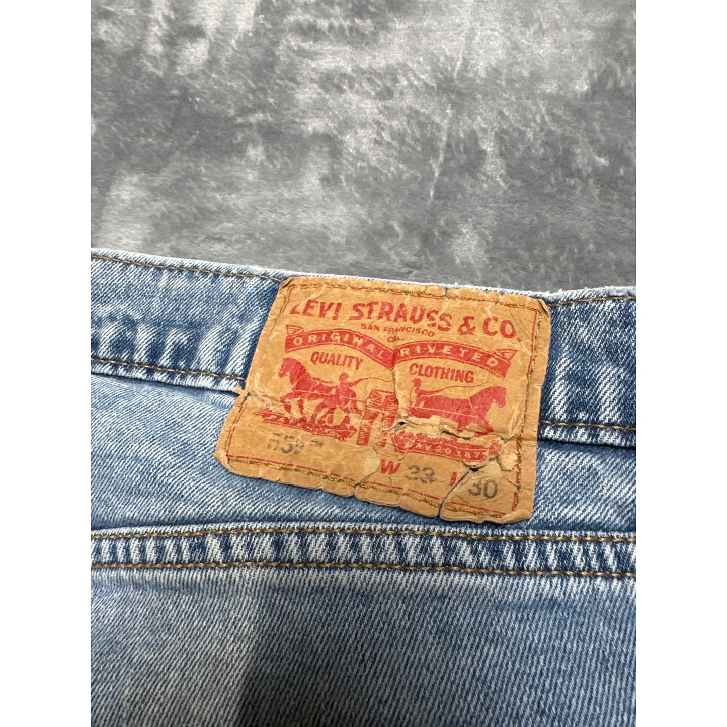 drafted: Lot of 3 Levi’s Rustlers Work Jeans Mens Size 33x30 Blue Black Grade A / B Denim