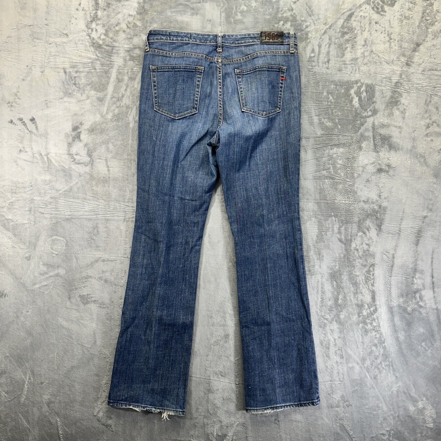 Vintage Gap 1969 Classic Fit Straight Jeans Women's Size 10R Dark Blue Denim