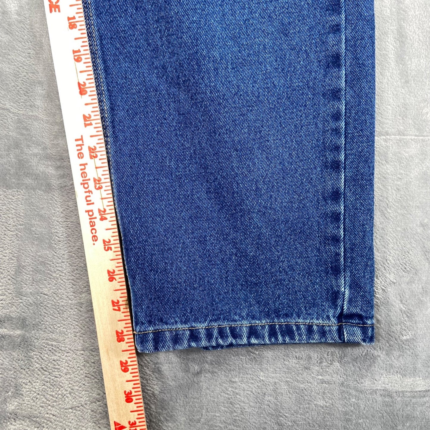 Berne Men's Straight Jeans Size 38x28 Blue Denim