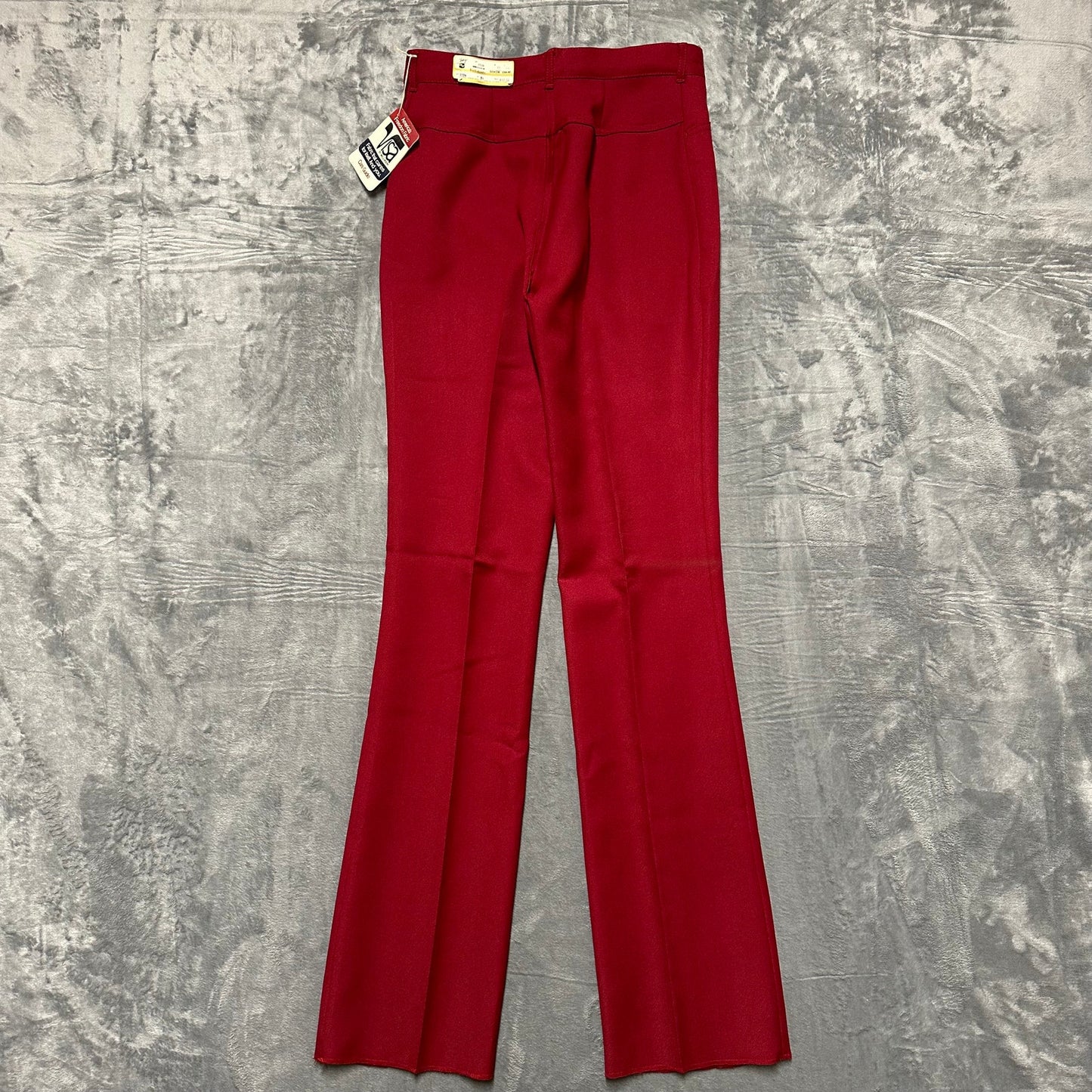 New Vintage Lady Dickson Jenkins Western Flared Pants Women's Sz 30 Red Unhemmed