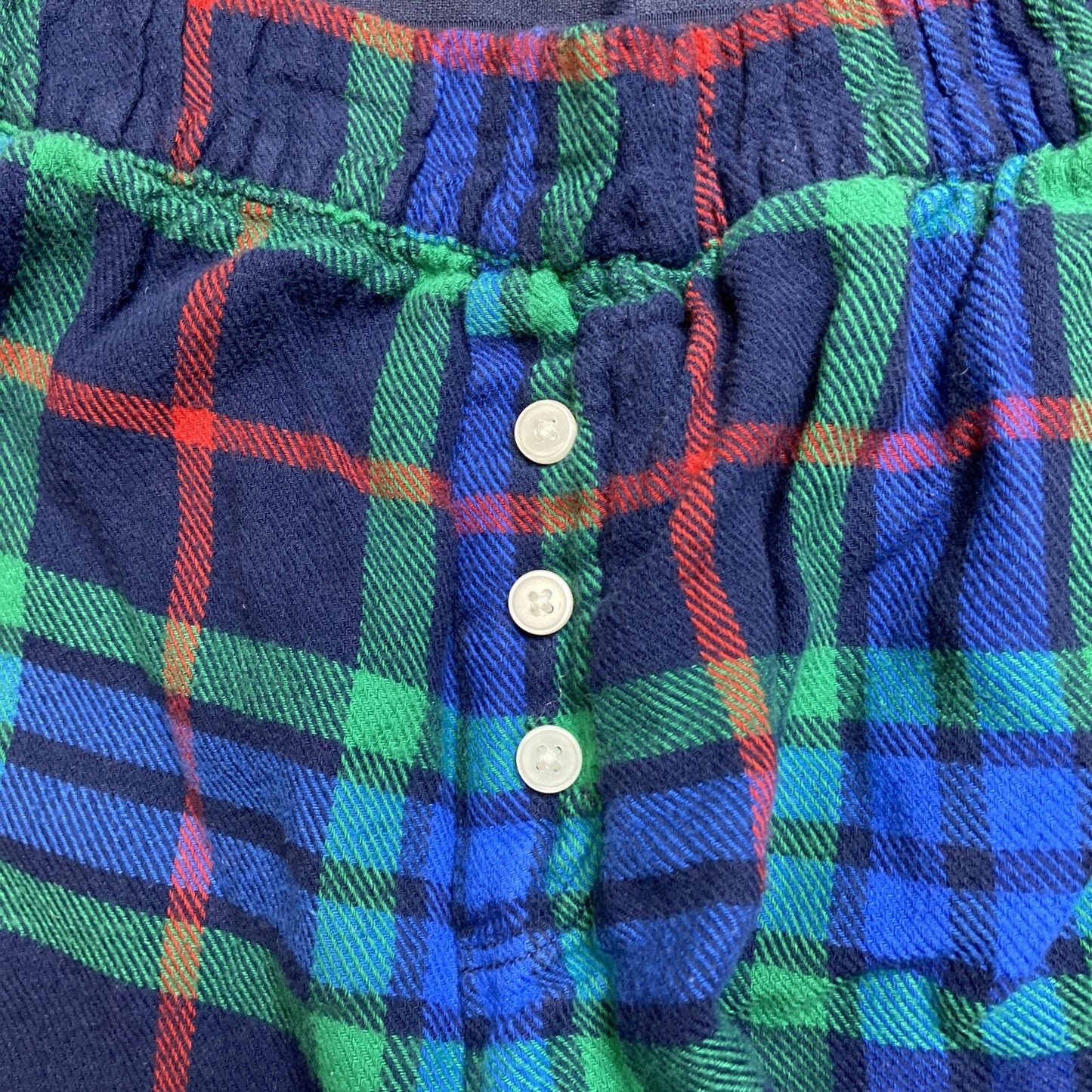 Aerie Checked Out Wide Leg Pajama Pants Women’s Size S Reg Plaid Green Blue Red