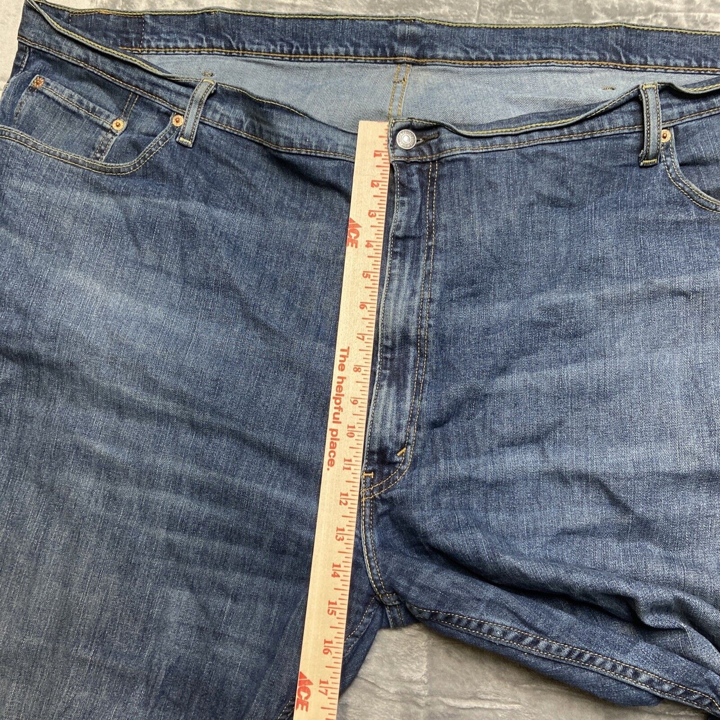 Levi's 559 Relaxed Fit Jeans Men's Size 54x30 Dark Blue Denim