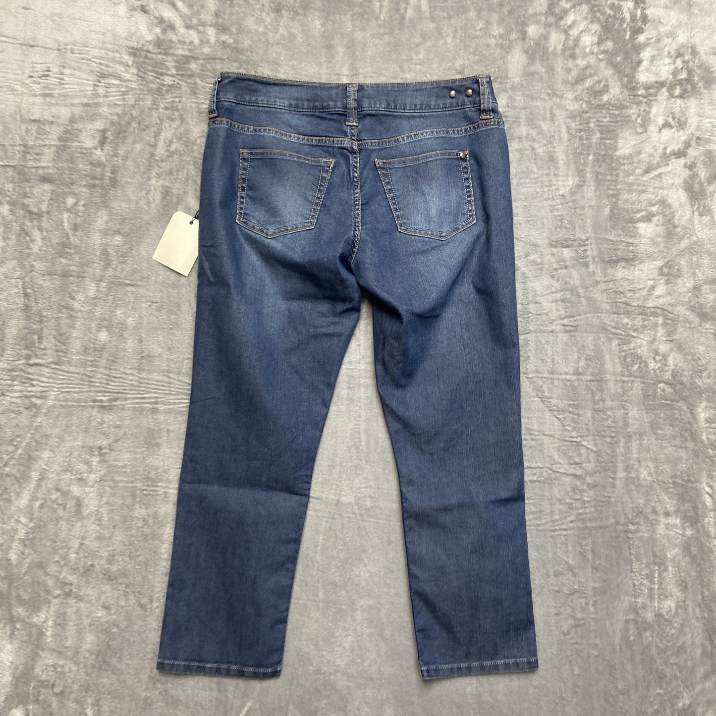 New CAbi Jeans Johnny Crop Jeans Women's Size 2 Blue Denim