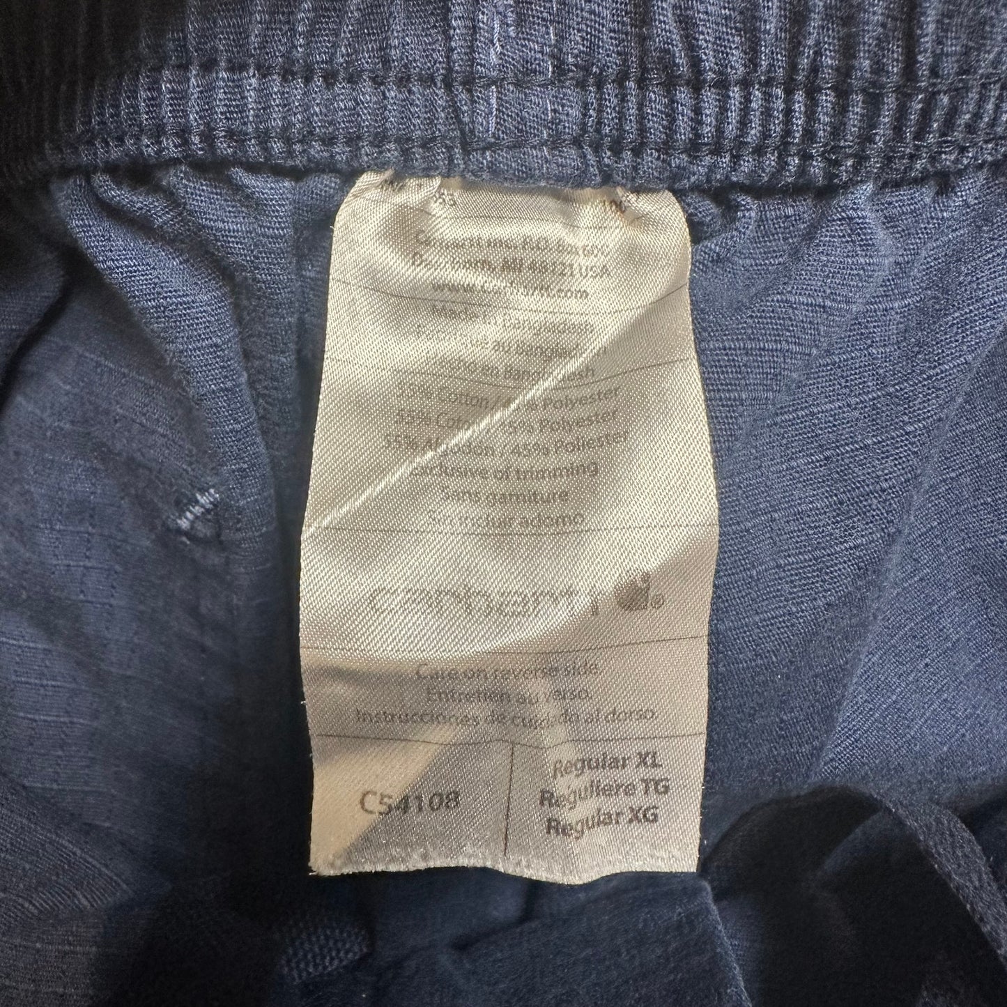 Carhartt Carpenter Pants Men's Size XL Blue