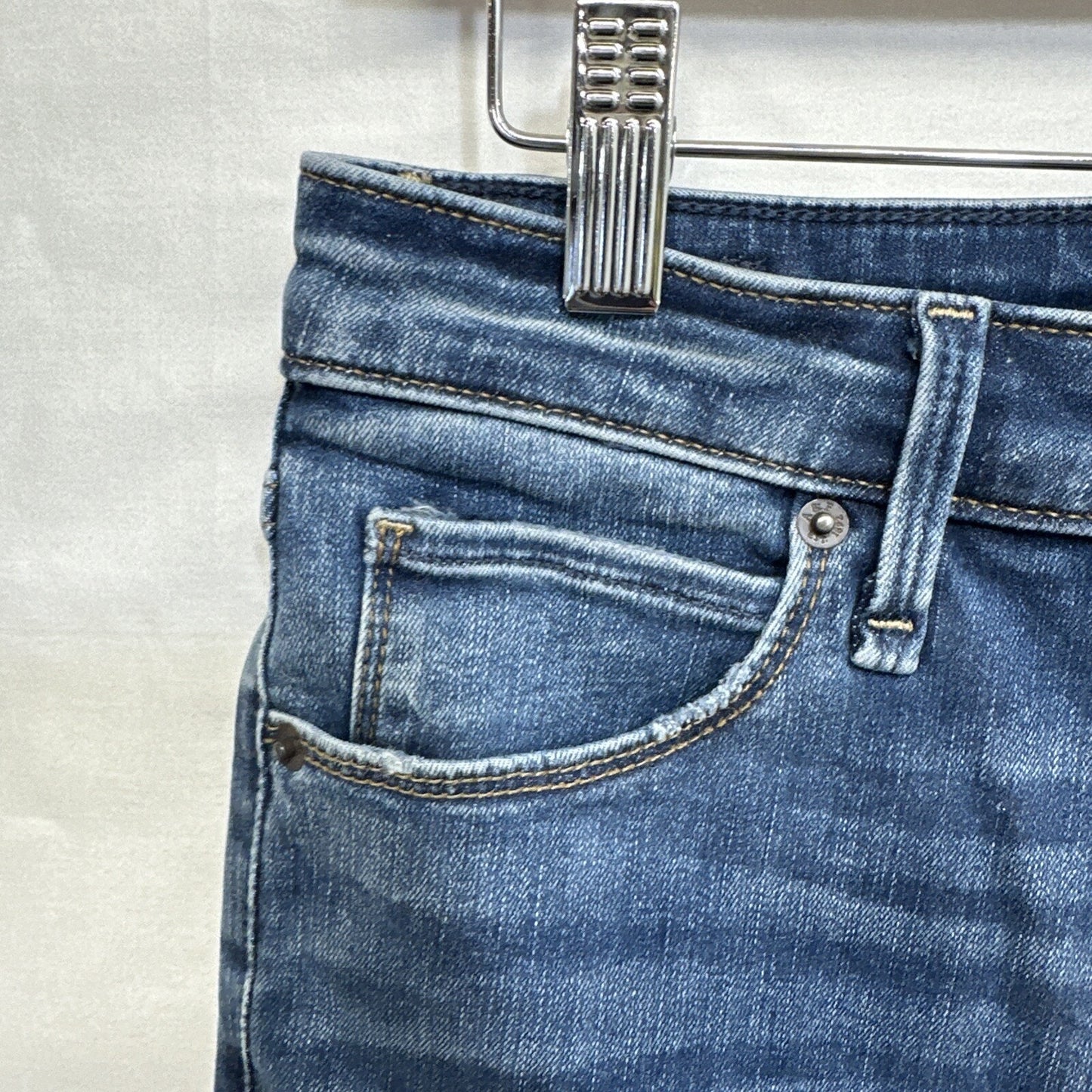 Abercrombie & Fitch Curve Love High Rise Super Skinny Jeans Womens 6L Blue Denim