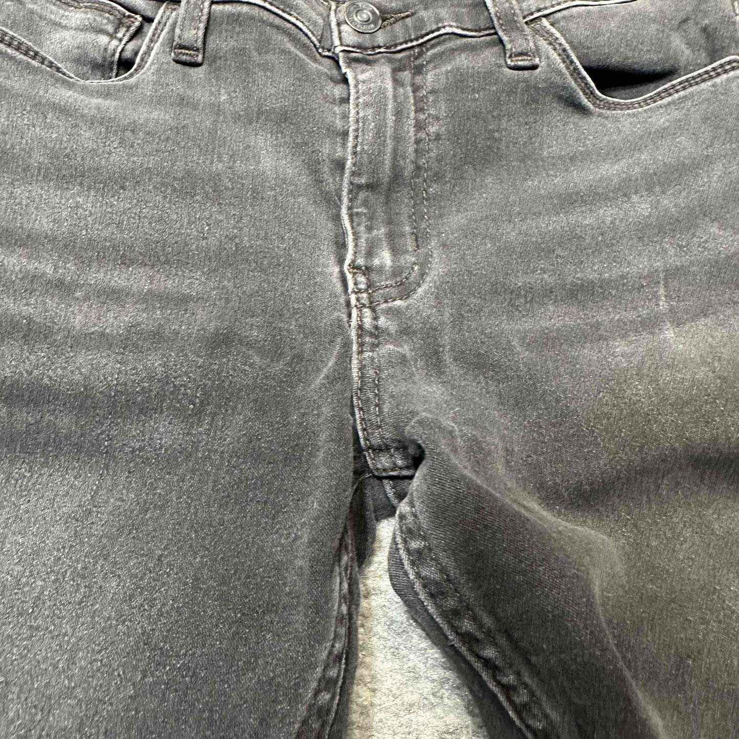 Hudson Natalie Midrise Super Skinny Women's Ankle Jeans Size 26 Black Dark Wash