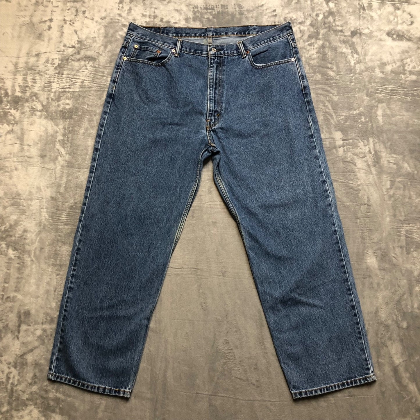 Lot of 2 Levi's 550 Work Jeans Men's Size 42x30 Black Blue Grade A/B Denim