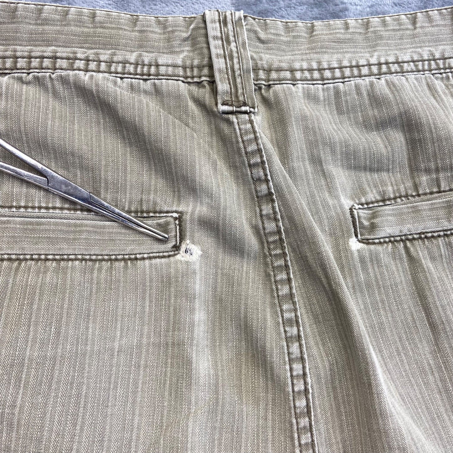 Carbon2Cobalt Men's Khaki Pants Size 38 Regular Cotton Casual