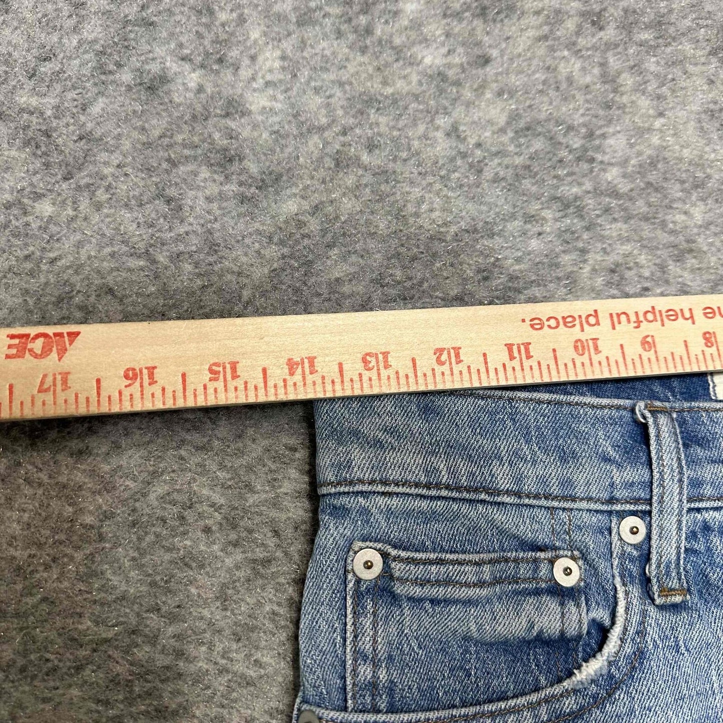 Madewell Women's Button Fly Cropped High Rise Cali Demi Boot Jeans Size 25 Blue