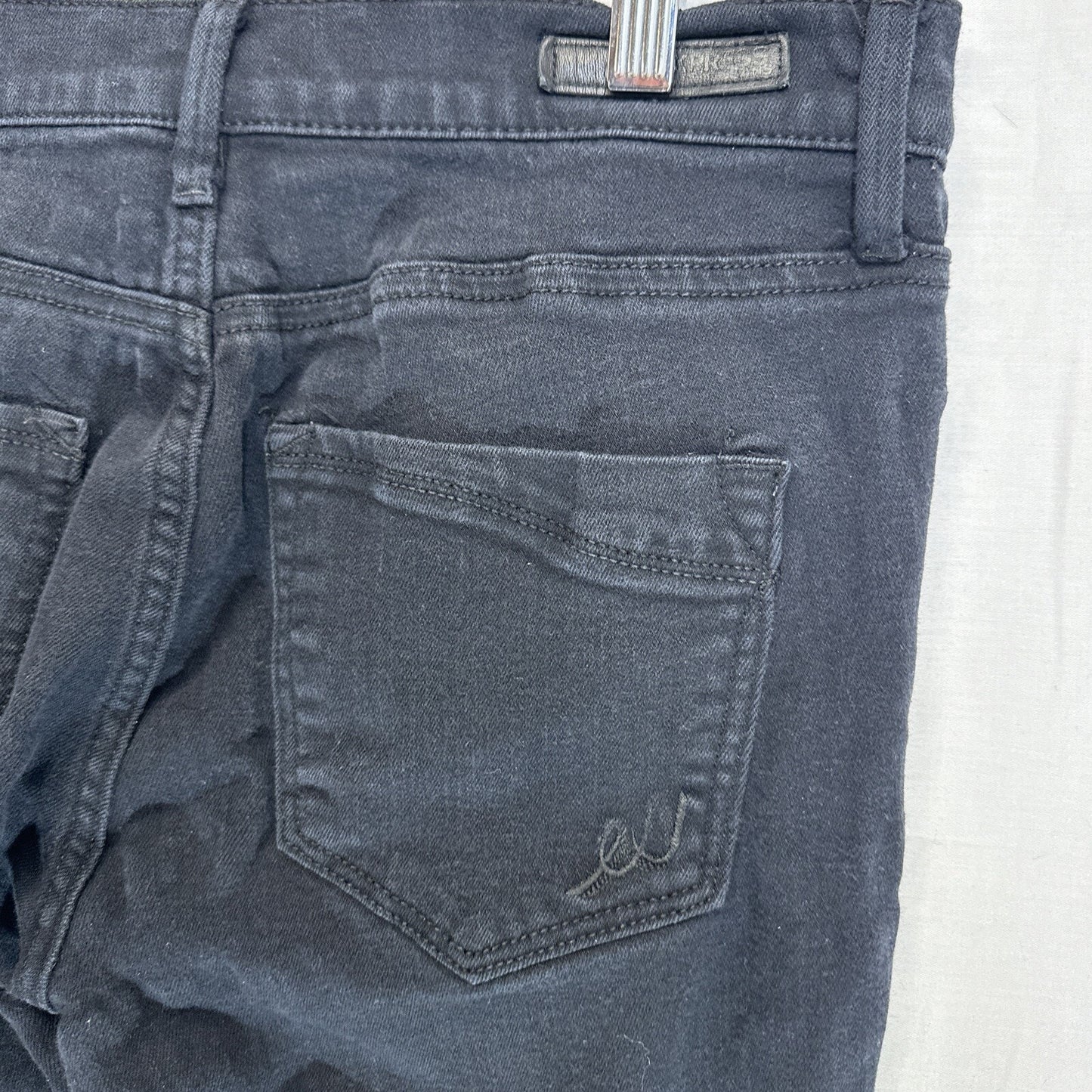 Express Jeans Women's Size 6R Mid Rise Jegging Black Slim Fit Denim