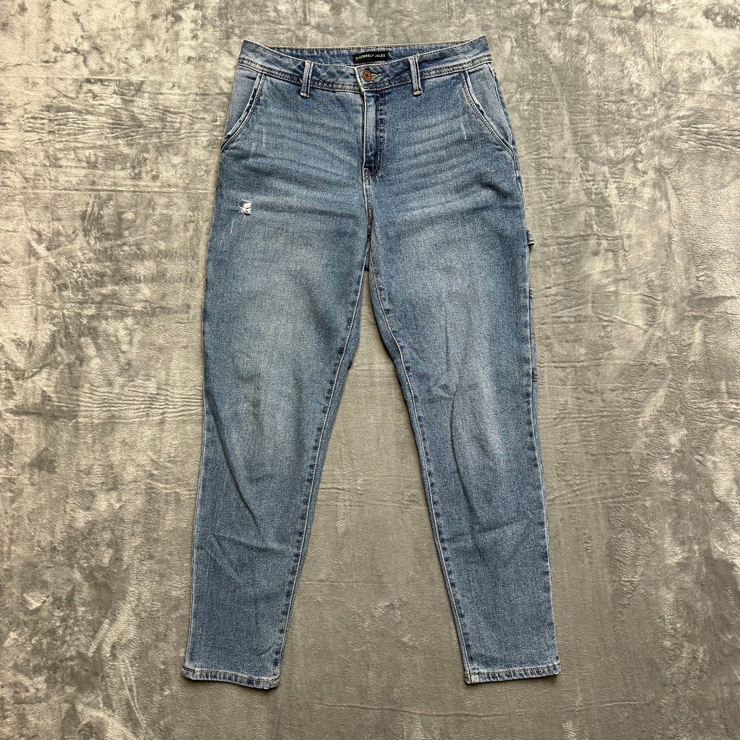 Sincerely Jules Straight Jeans Women's Size 5 Blue Denim