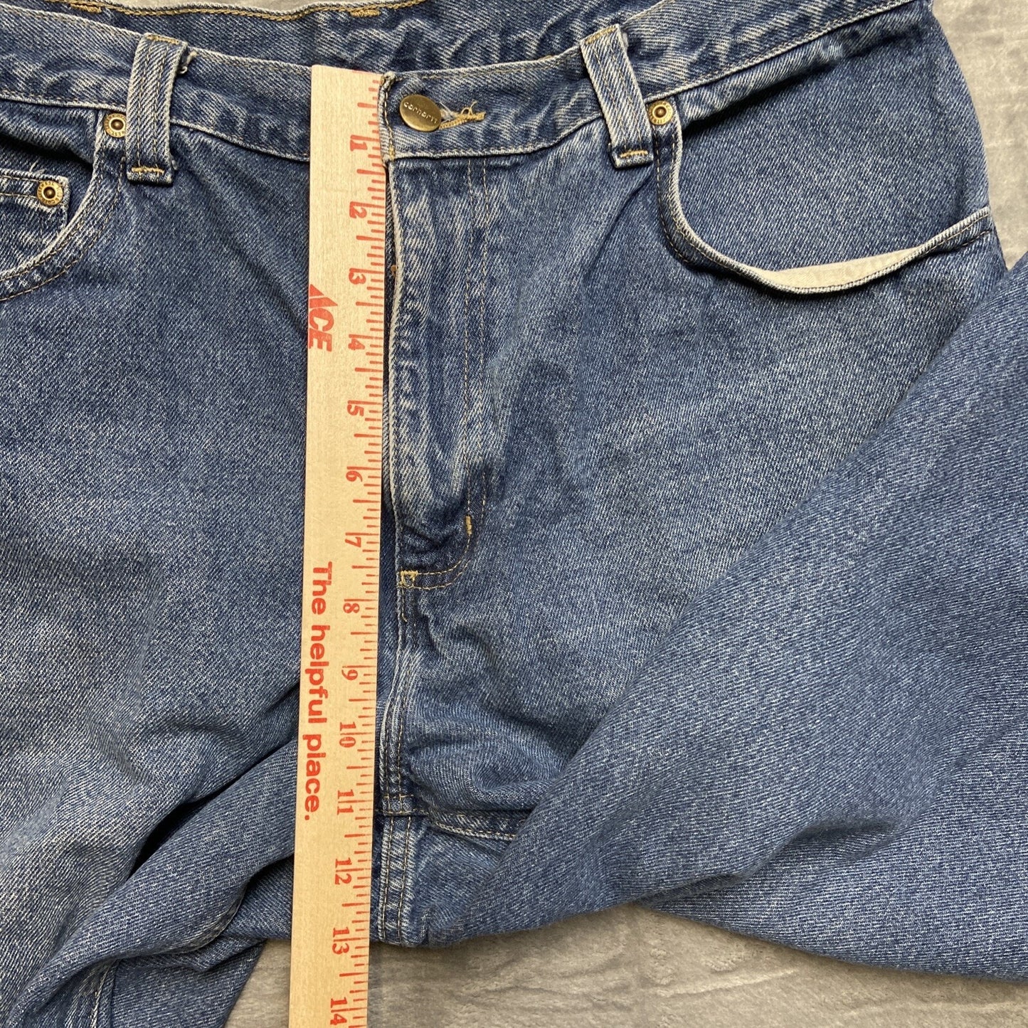 Carhartt Relaxed Fit Jeans Men's Size 36x30 Blue Denim Medium Wash