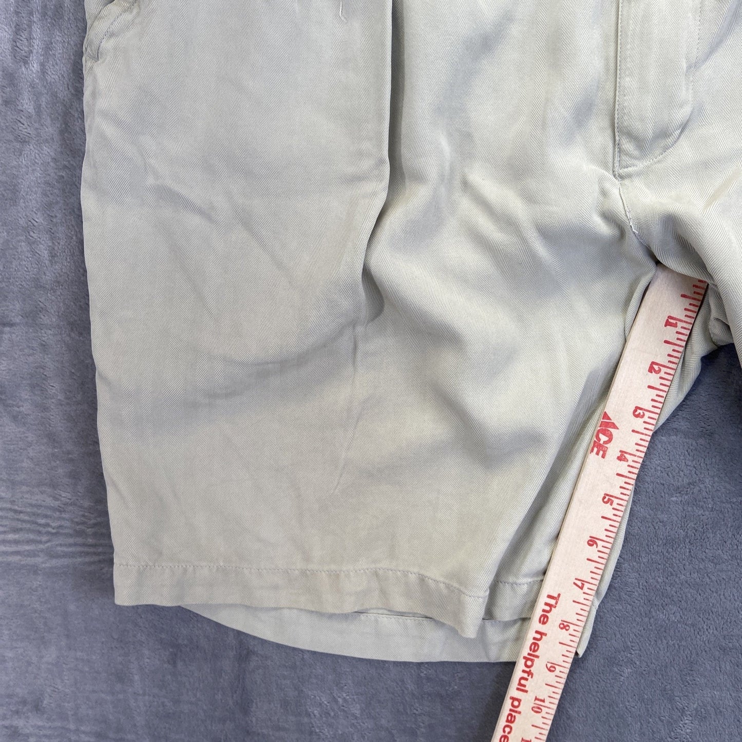 Tommy Bahama Relax Summer Shorts Pleated Silk Shorts Men's Size 38 Beige