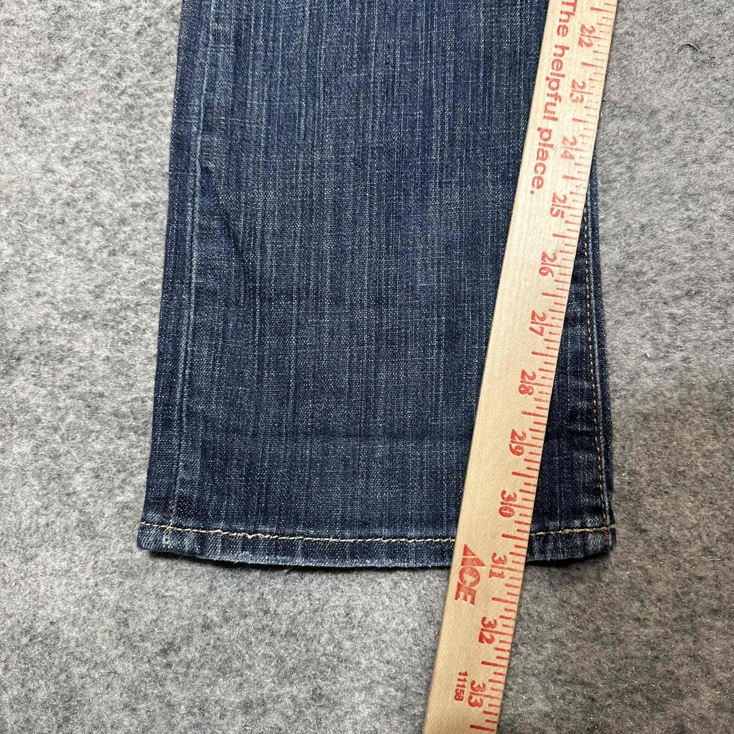 Mavi Olivia Women's 5 Pocket Button Closure Bootcut Jeans Size 28x32 Blue Denim