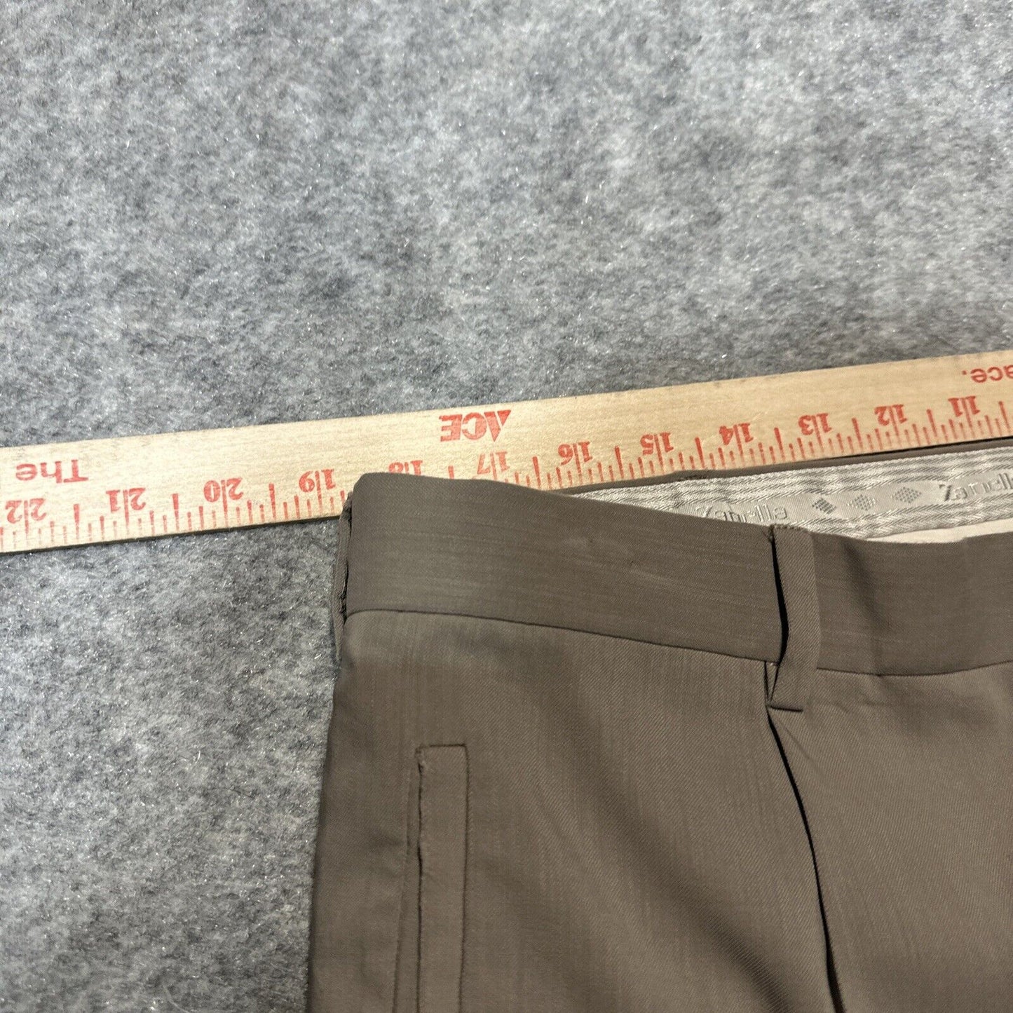 Zanella Nordstrom Pleated Classic Formal Dress Pants Men's Size 42 Gray Pants