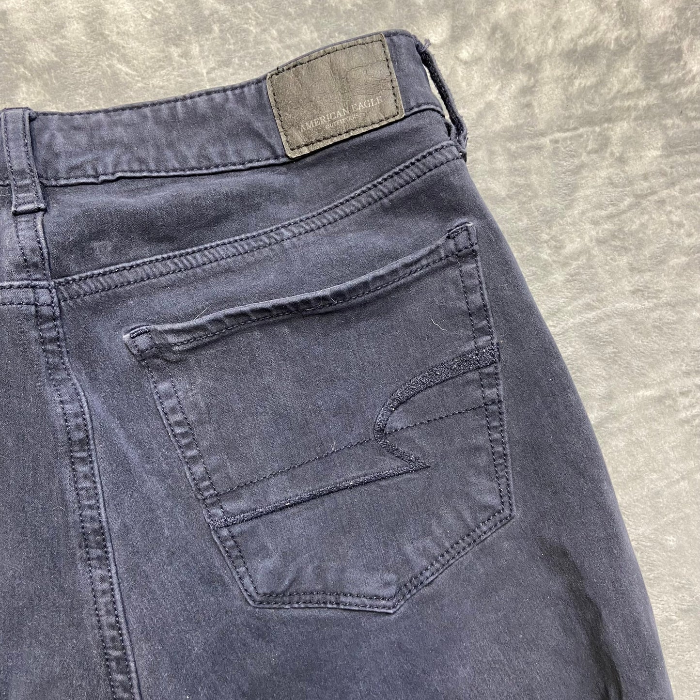 American Eagle Super Stretch X Hi Rise Jegging Women's Size 2 Short Dark Blue