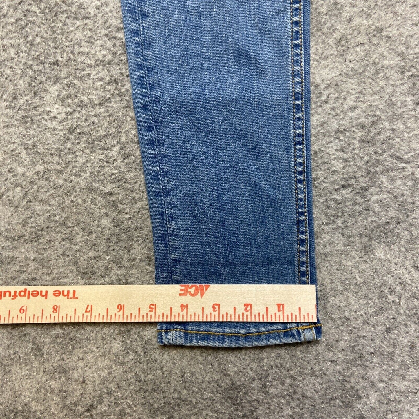 New Vigoss Distressed Thompson Tomboy Skinny Jeans Women's 25 Light Blue Faded