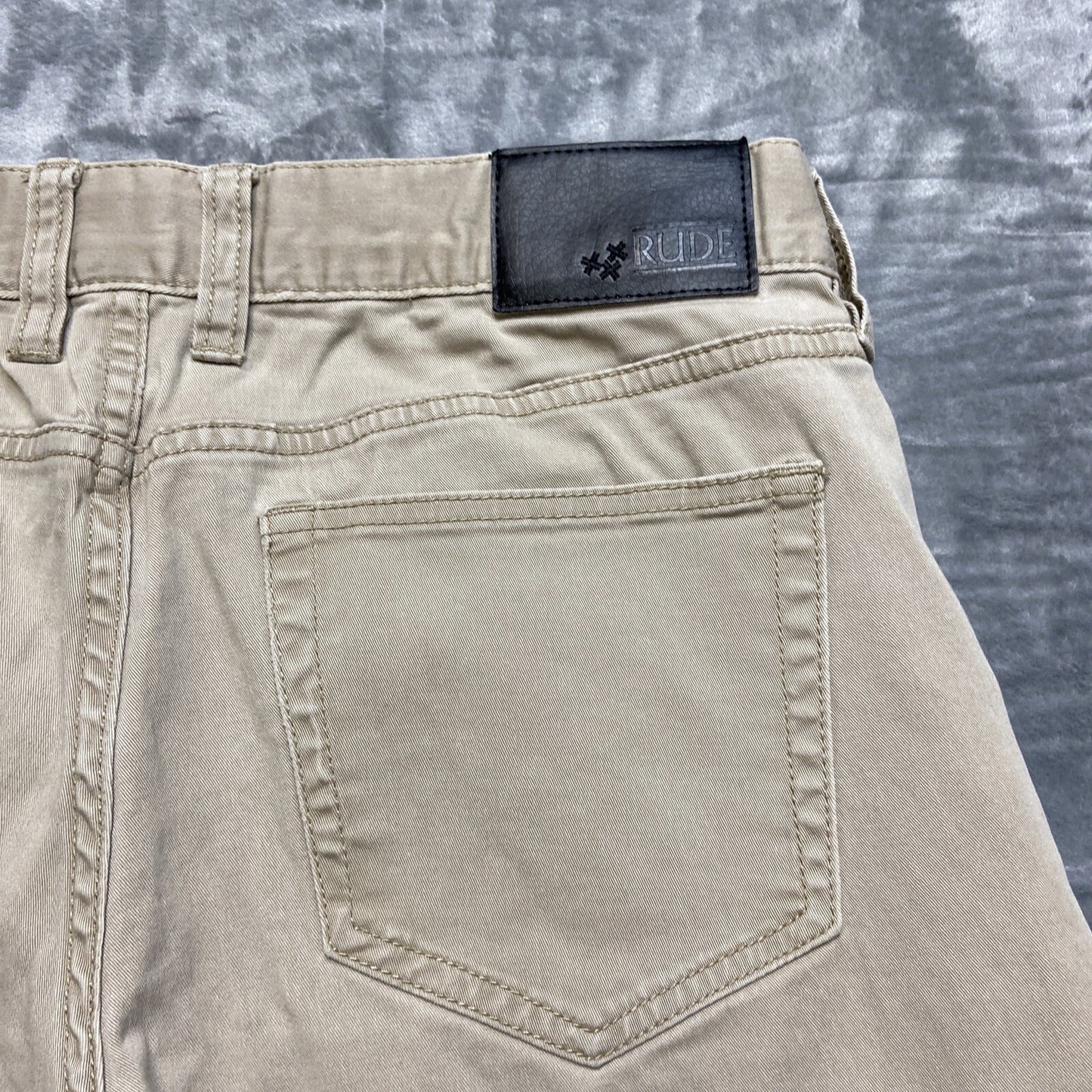 XXX RUDE Skinny Jeans Men’s Size 30x29 Beige Pants