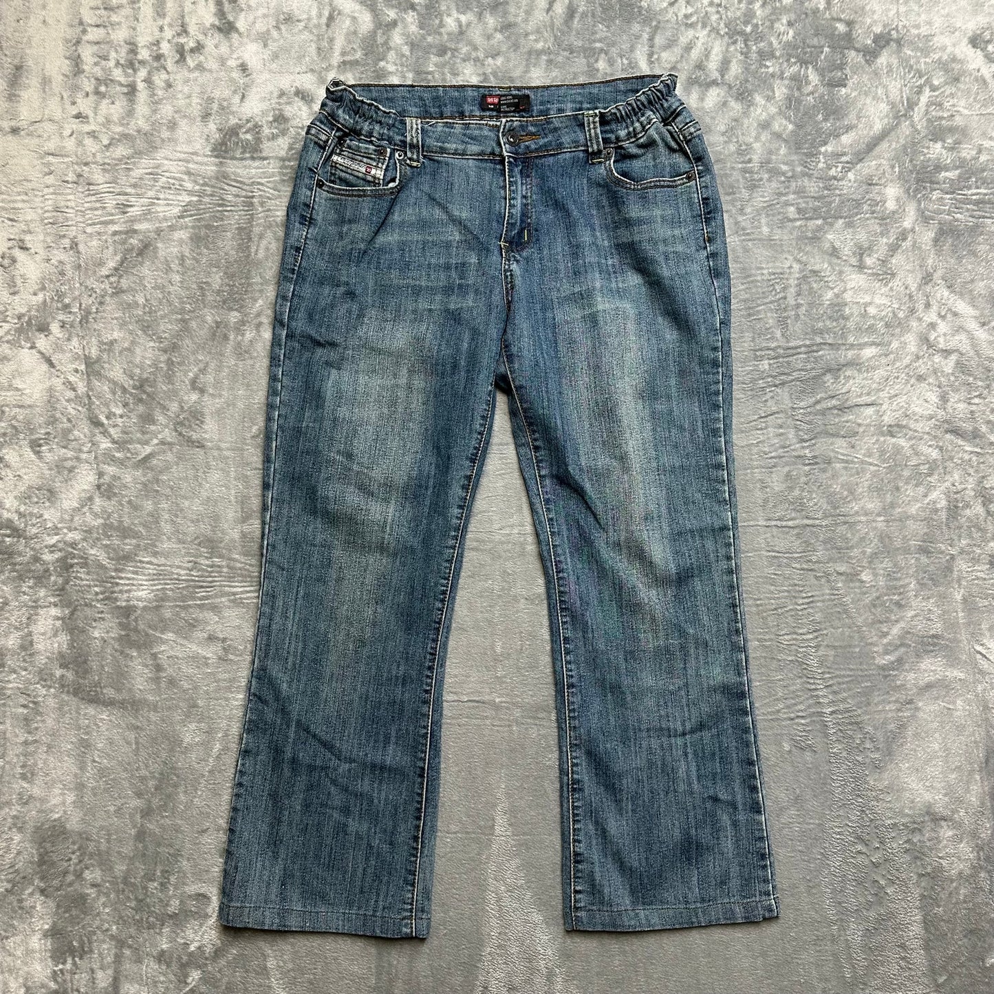 Diesel Bootcut Jeans Men's Size 34x29 Blue Denim