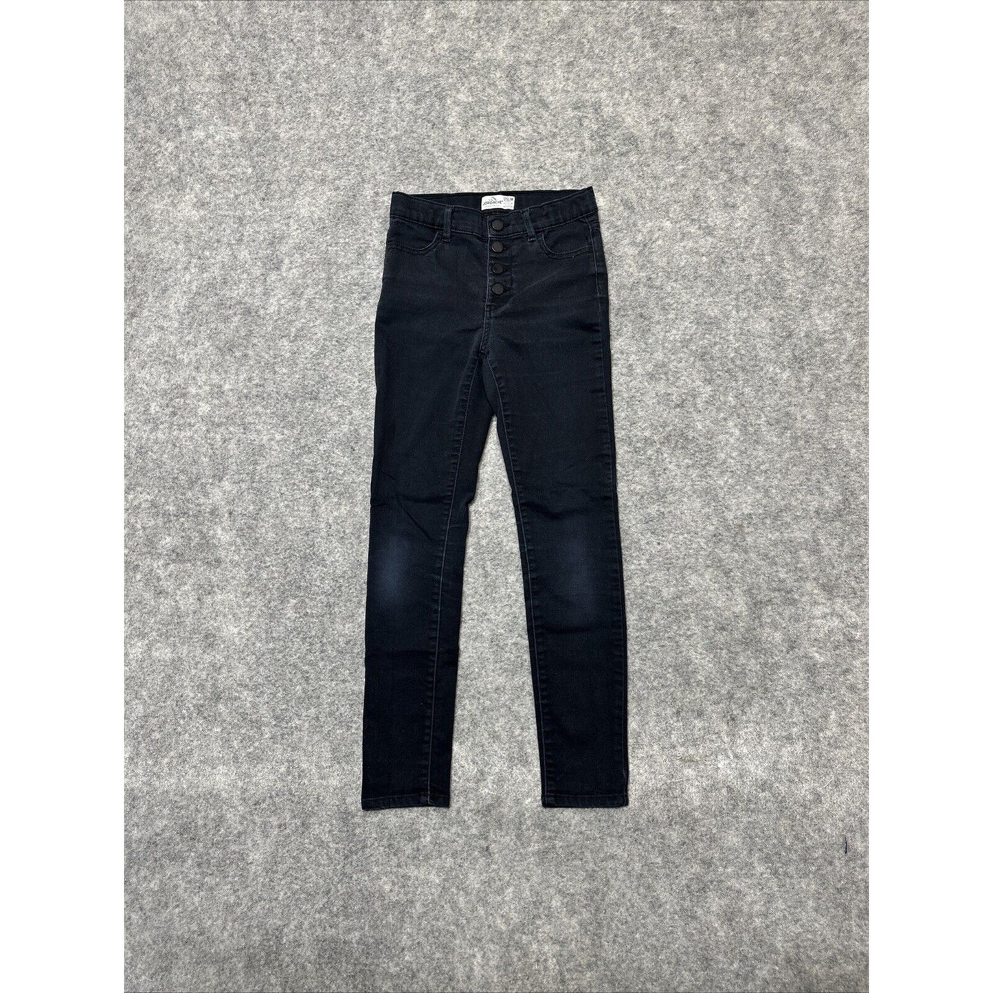 Jordache Youth Girls Super Skinny Jeans Size 12 Slim Black Denim