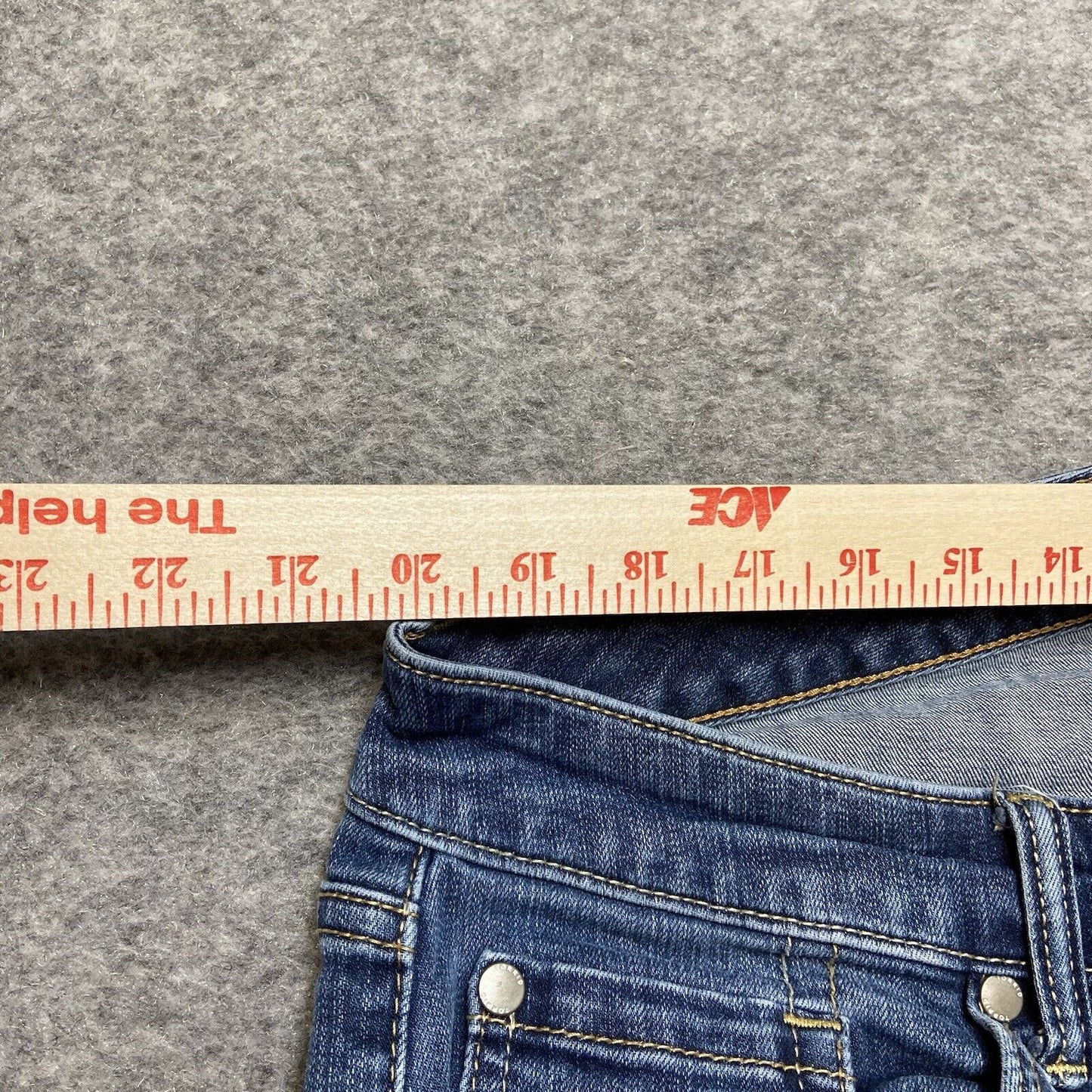 Torrid Denim First At Fit Ankle Jeans Women's Size 20 Blue Denim
