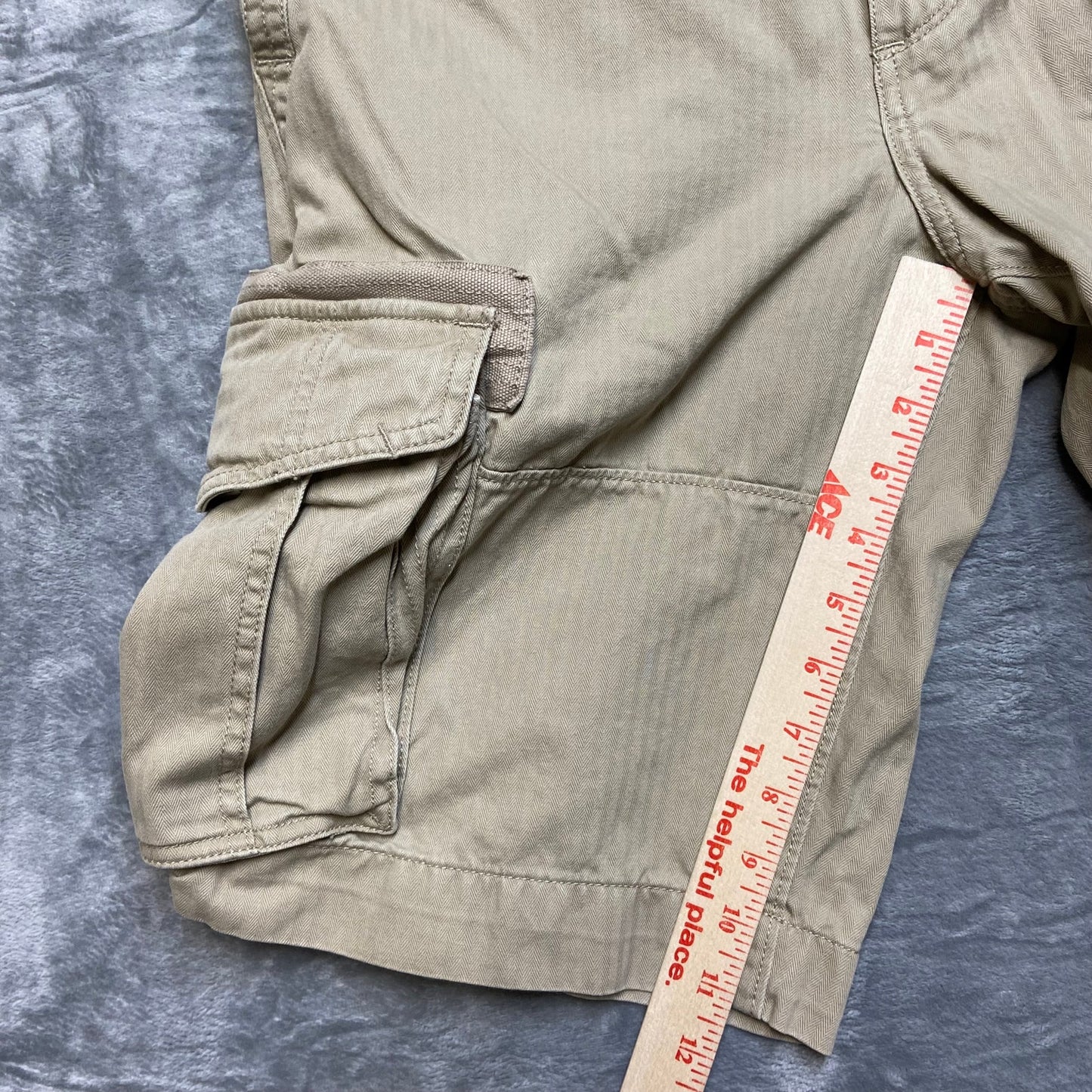 Eddie Bauer Cotton Cargo Shorts Men's Size 32 Beige