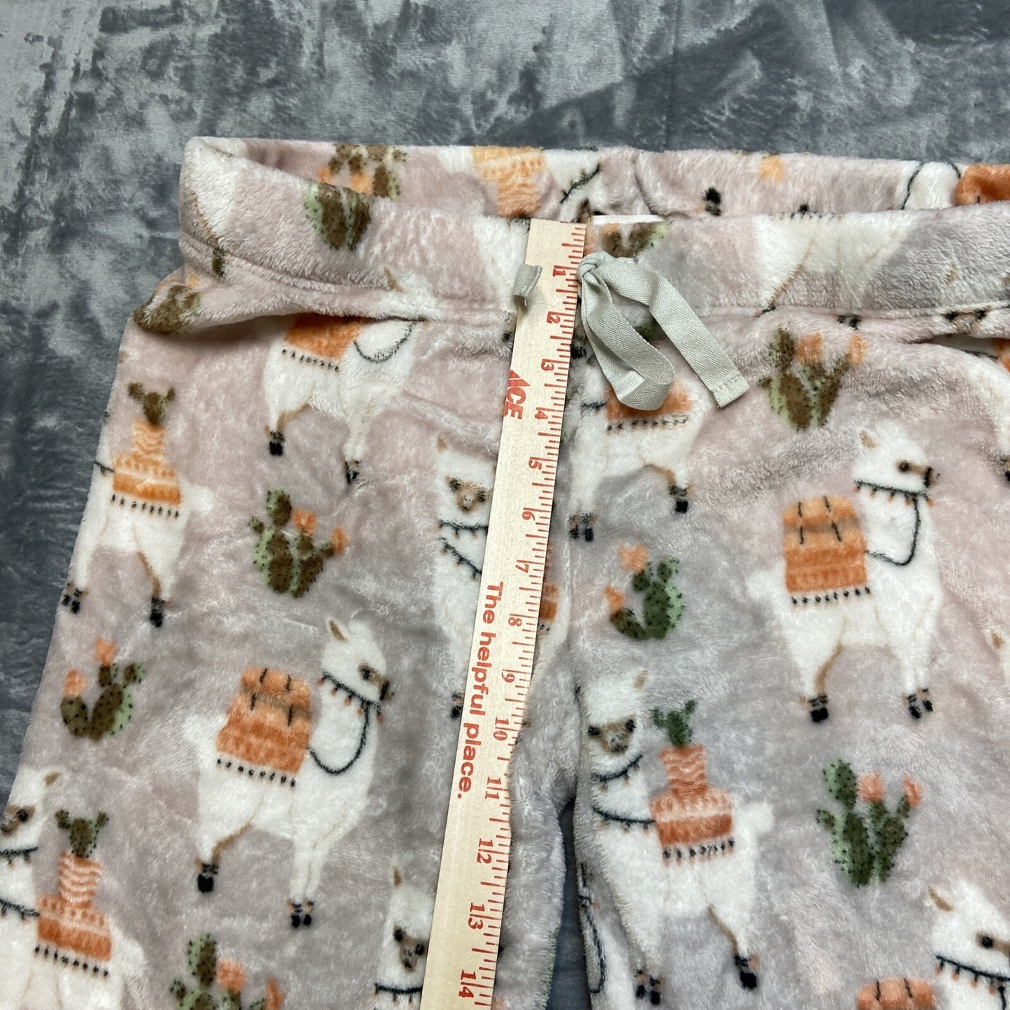 Daydream By Berkshire Home Fluffy Llama Pajama Pants Women's Size L Patterned
