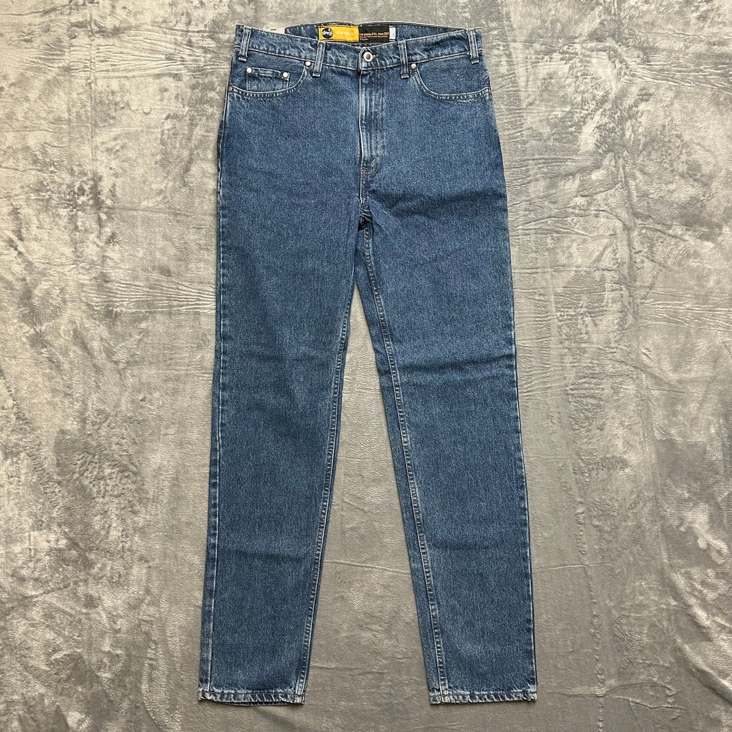 Levi's Straight Jeans Men's Sz 36x34 Blue Denim