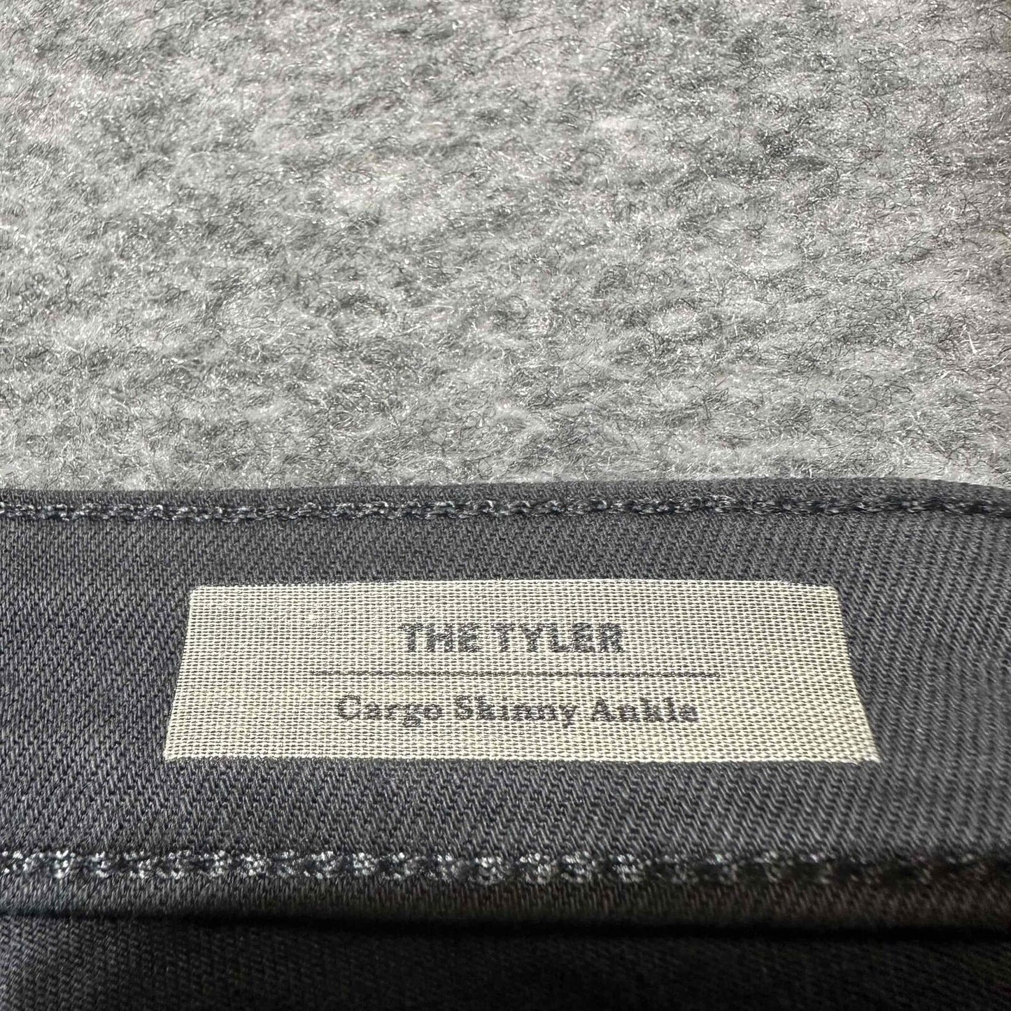 New AG Adriano Goldschmied The Tyler Cargo Women's Skinny Ankle Jeans 27R Black