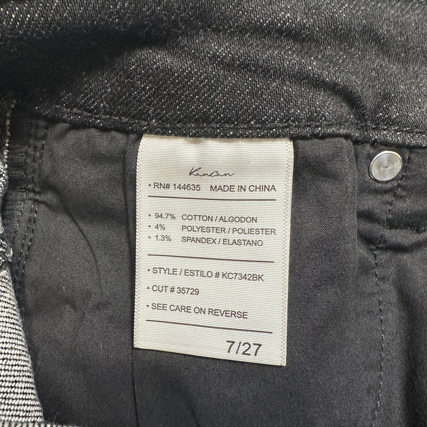 New Kancan Skinny Jeans Women's Size 7/27 Blue Denim