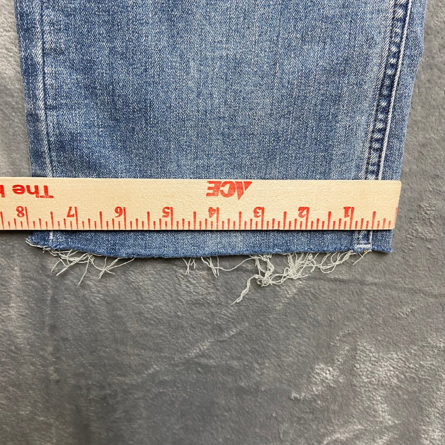 Vigoss Stevie Crop Straight Jeans Women's Size 28 Blue Faded Denim