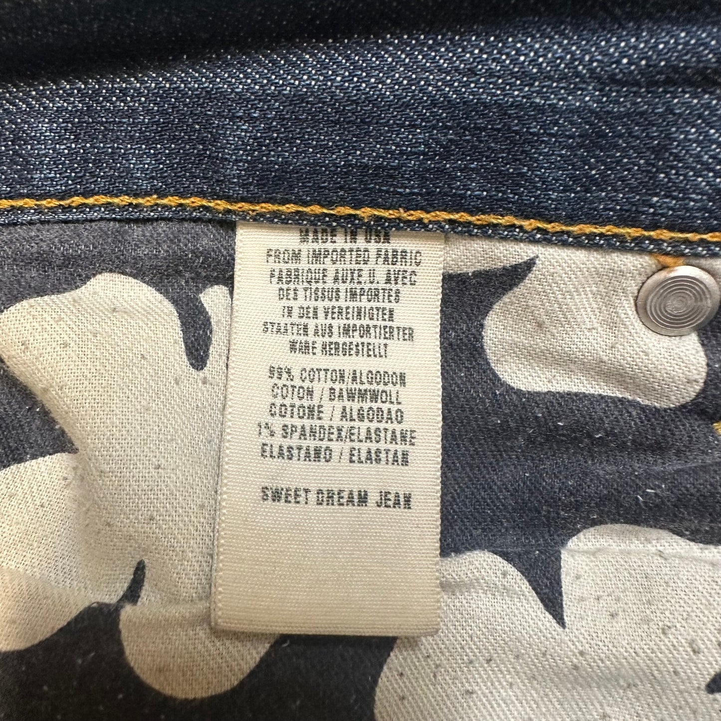 Lucky Brand Women's Bootcut Jeans Size 6 Dark Blue Denim