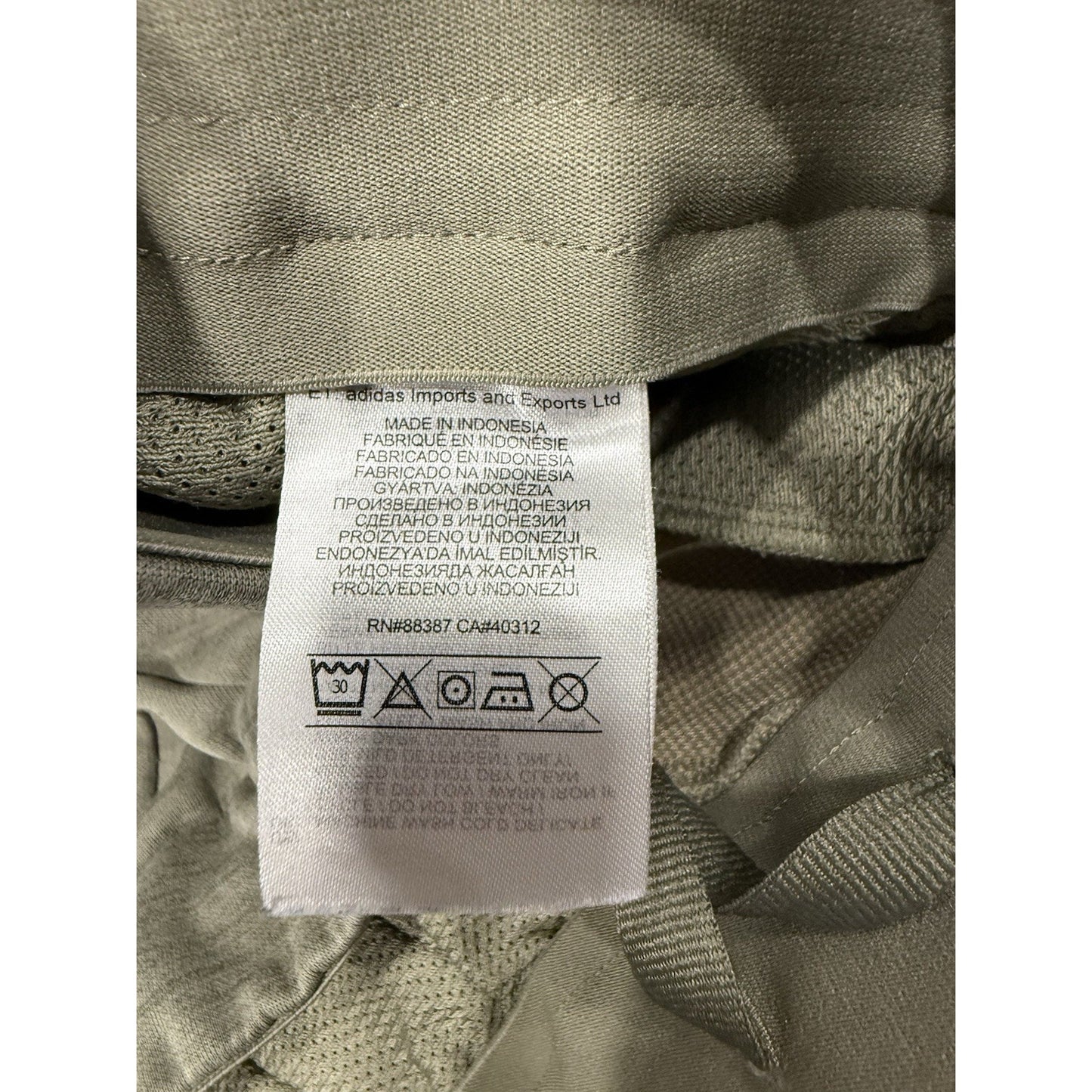 Adidas Men's TI TAP Athletic Zip Ankle Gray Pants Size M