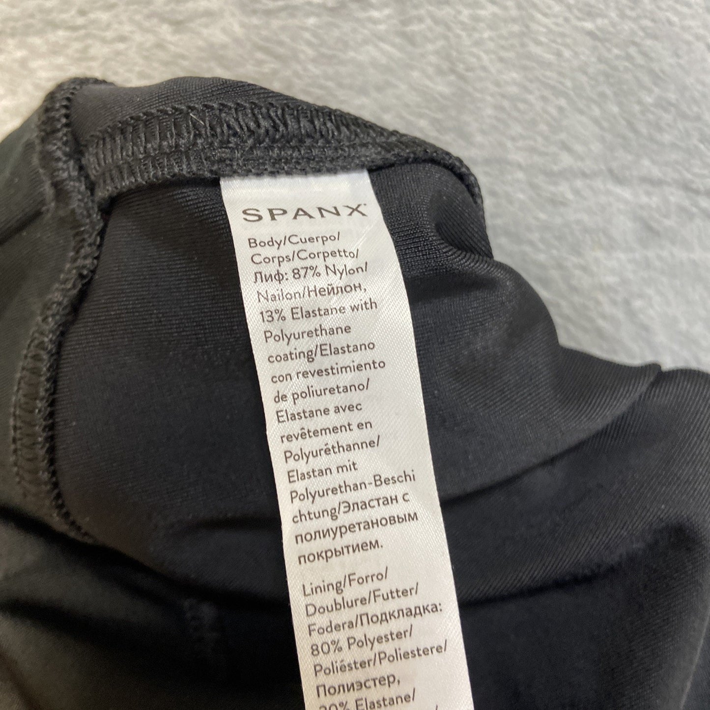 Spanx Ribbed Yoga Pants Leggings Women's Size XL Petite Dark Brown